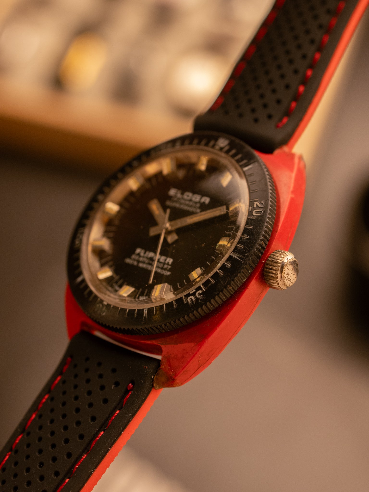 Eloga (by Fortis) Flipper (Very Rare) (Ref. Unknown) (37mm; Manual)