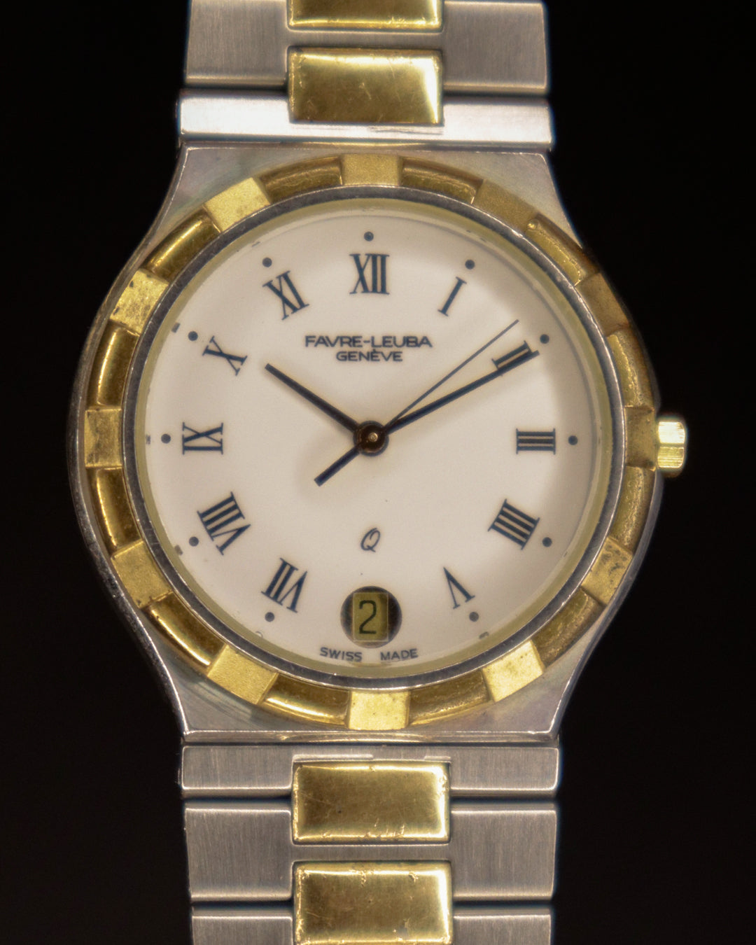 Favre-Leuba Genève Roman Dial Quartz - Very Rare [34mm]