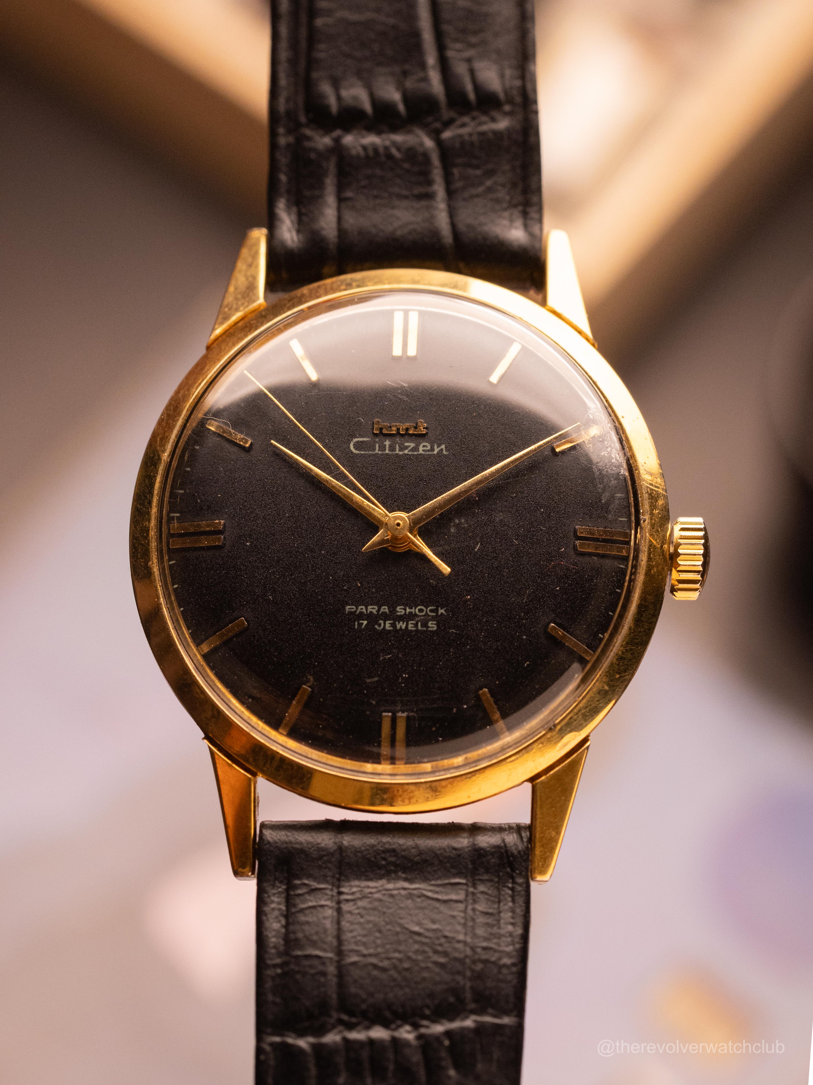 HMT Citizen Black Near Mint; Very Rare (Ref. 145171) (38mm; Manual) — image 1
