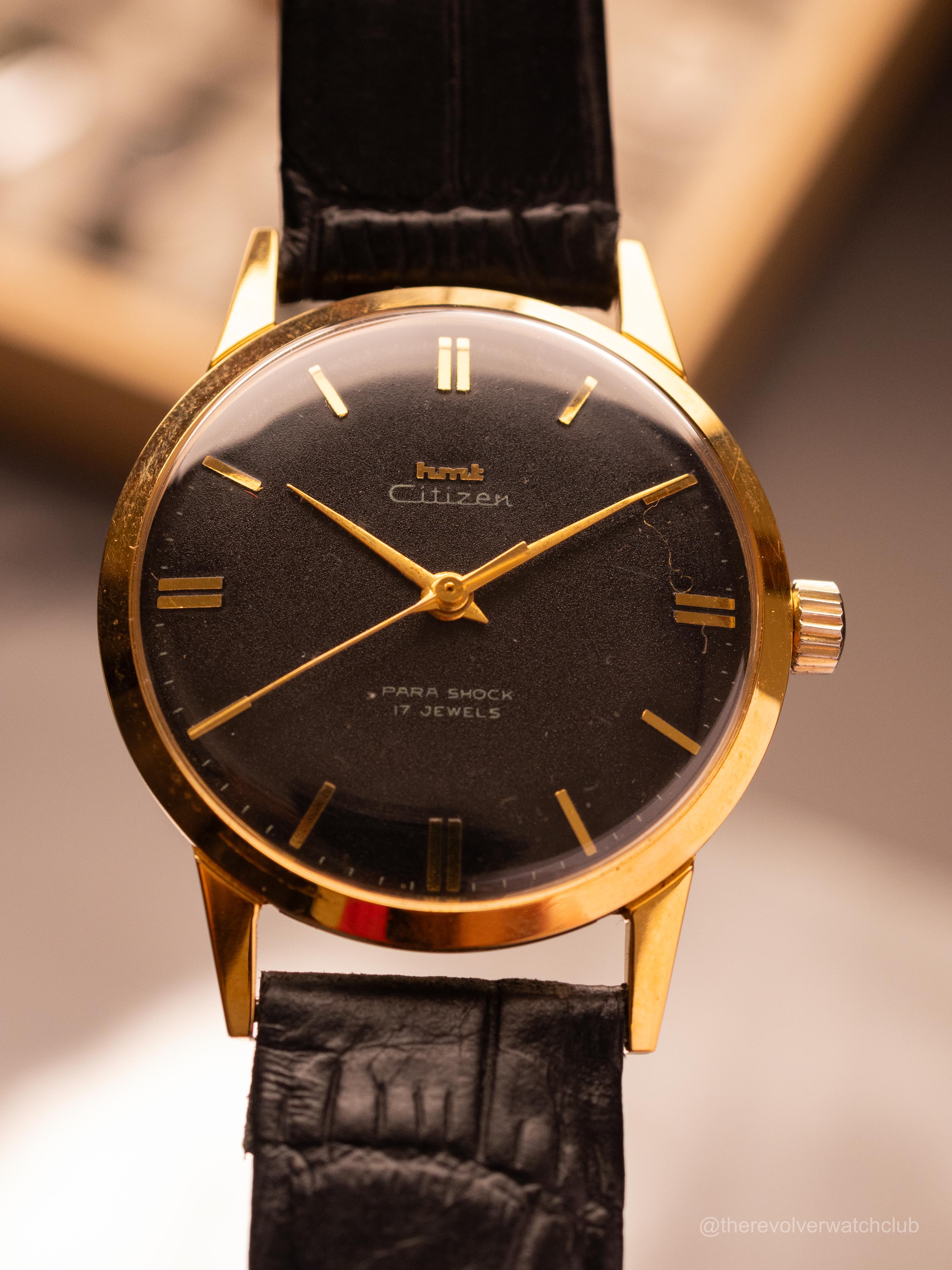 HMT Citizen Black Near Mint; Very Rare (Ref. 2092754) (38mm; Manual) — image 1