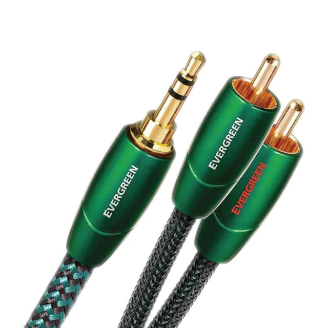 AudioQuest Evergreen - 3.5mm to RCA Analog Interconnect Cable