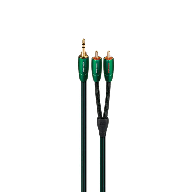 AudioQuest Evergreen - 3.5mm to RCA Analog Interconnect Cable