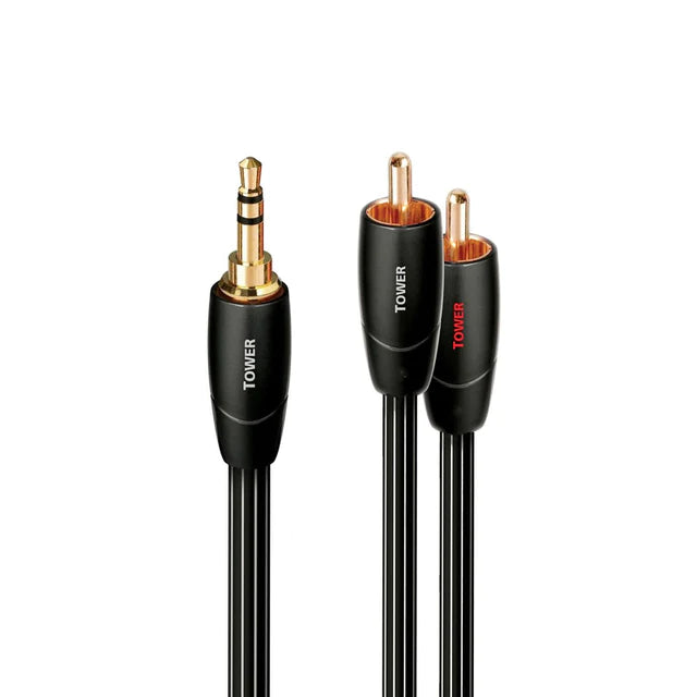 AudioQuest Tower 3.5mm to RCA Analog Interconnect Cable