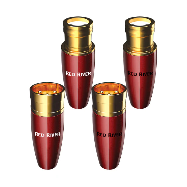 AudioQuest Red River XLR Field Termination Connector (Set)