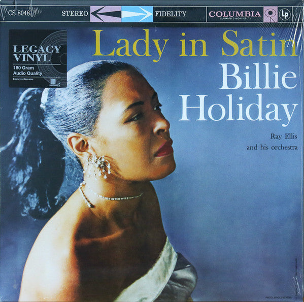 Billie Holiday - Lady in Satin vinyl LP record cover