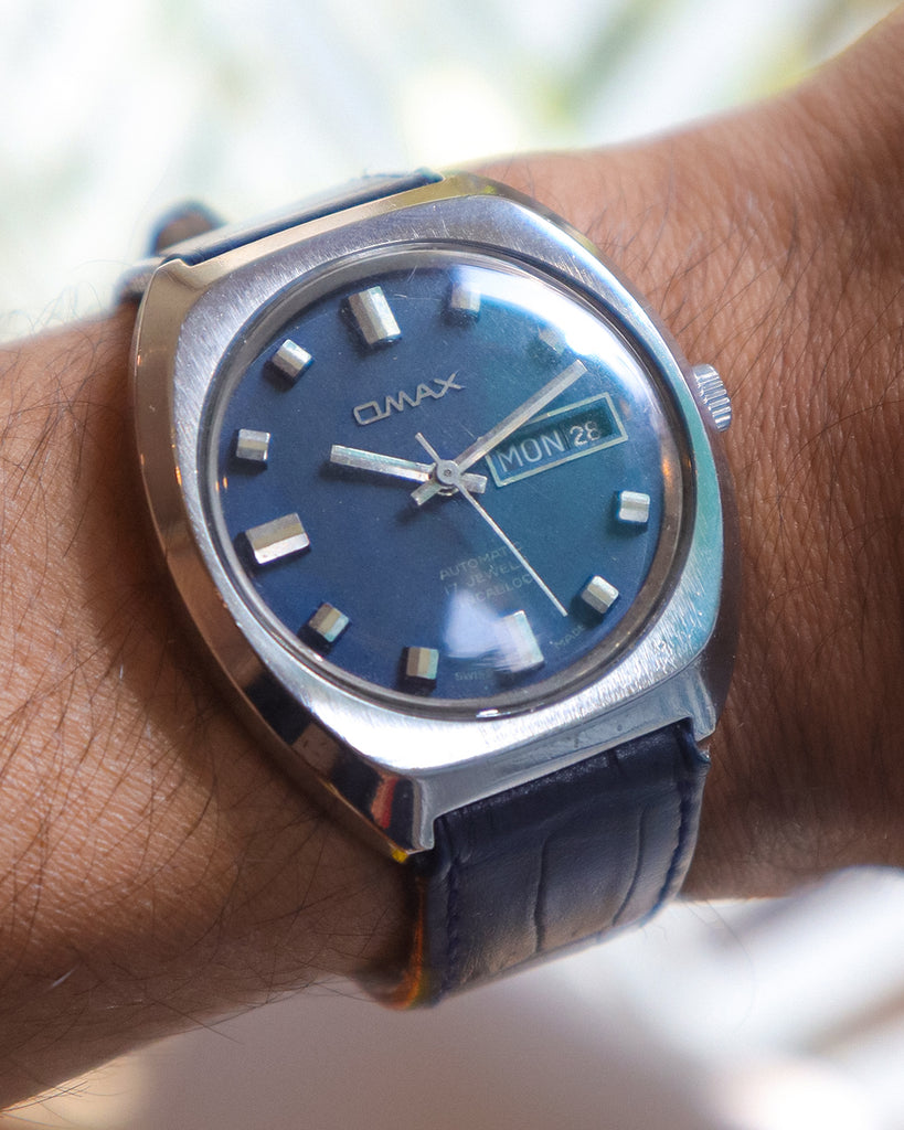 Omax automatic 21 jewels clearance