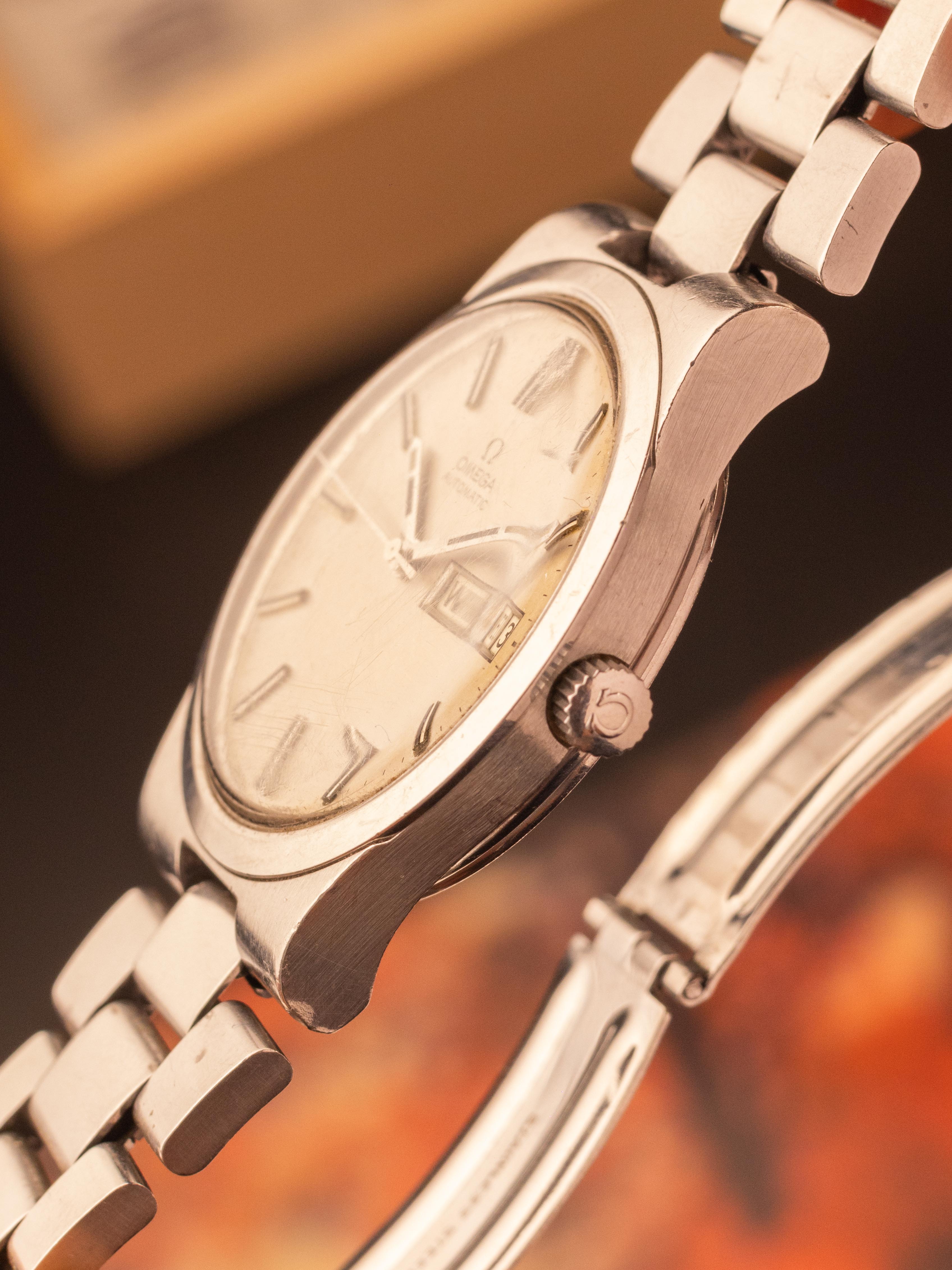 Omega Automatic Silver (Bi-Directional Date Adjustment) – [38mm] Automatic
