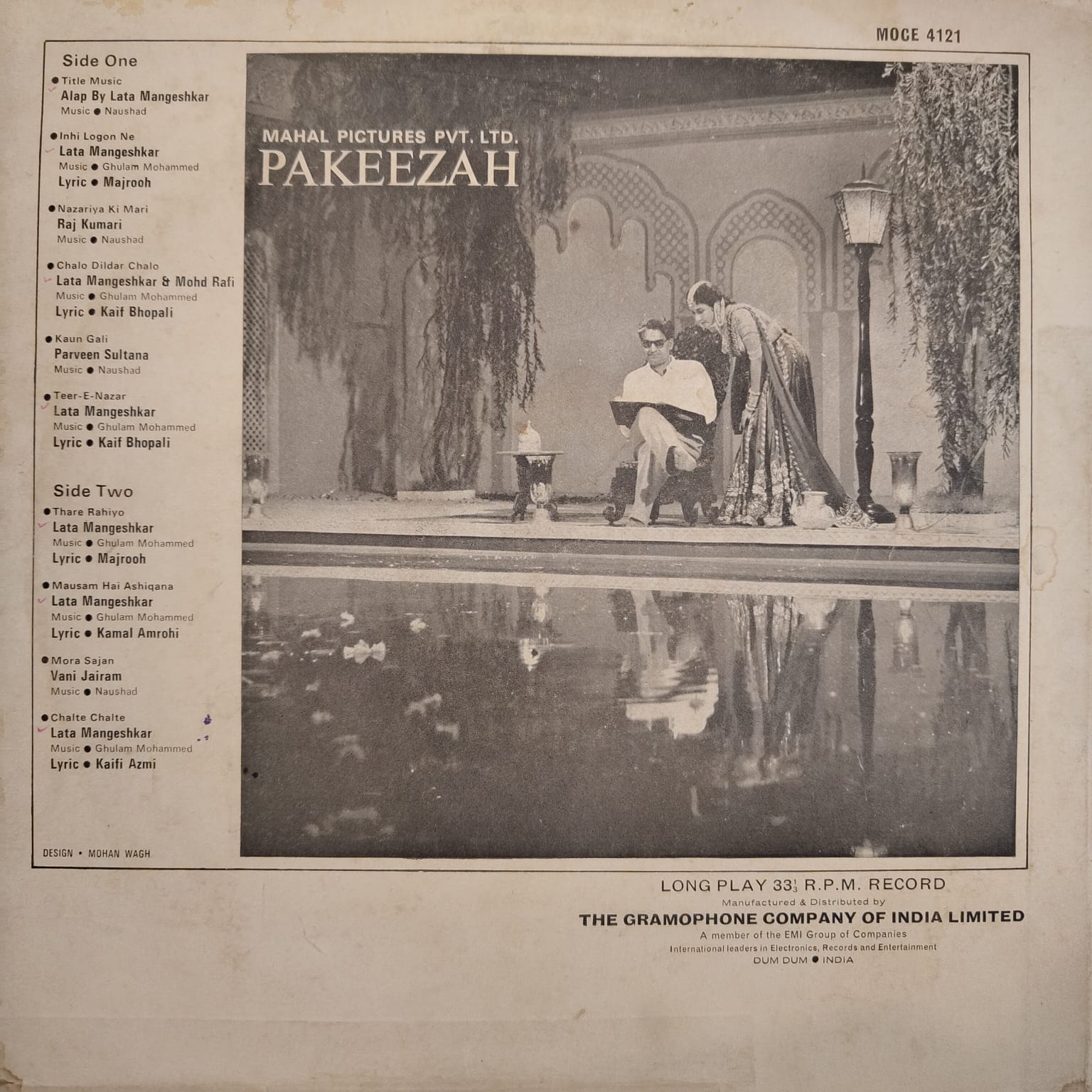 Naushad, Ghulam Mohammed - Pakeeza) (Used Vinyl - VG+) (Double Ring Odeon)(First Pressing)NJ Marketplace