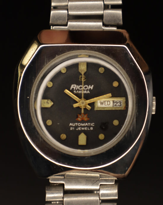 RICOH 自動巻き腕時計 SAKURA サクラ 21石 セイコーウオッチ＞「SAKURA