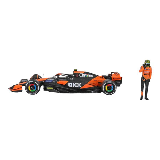 Bburago - 1 : 24 Diecast Scale Model -  Official Licensed Product - F1 Mclaren Mcl38 Miami Grand Prix 2024 4 Lando Norris