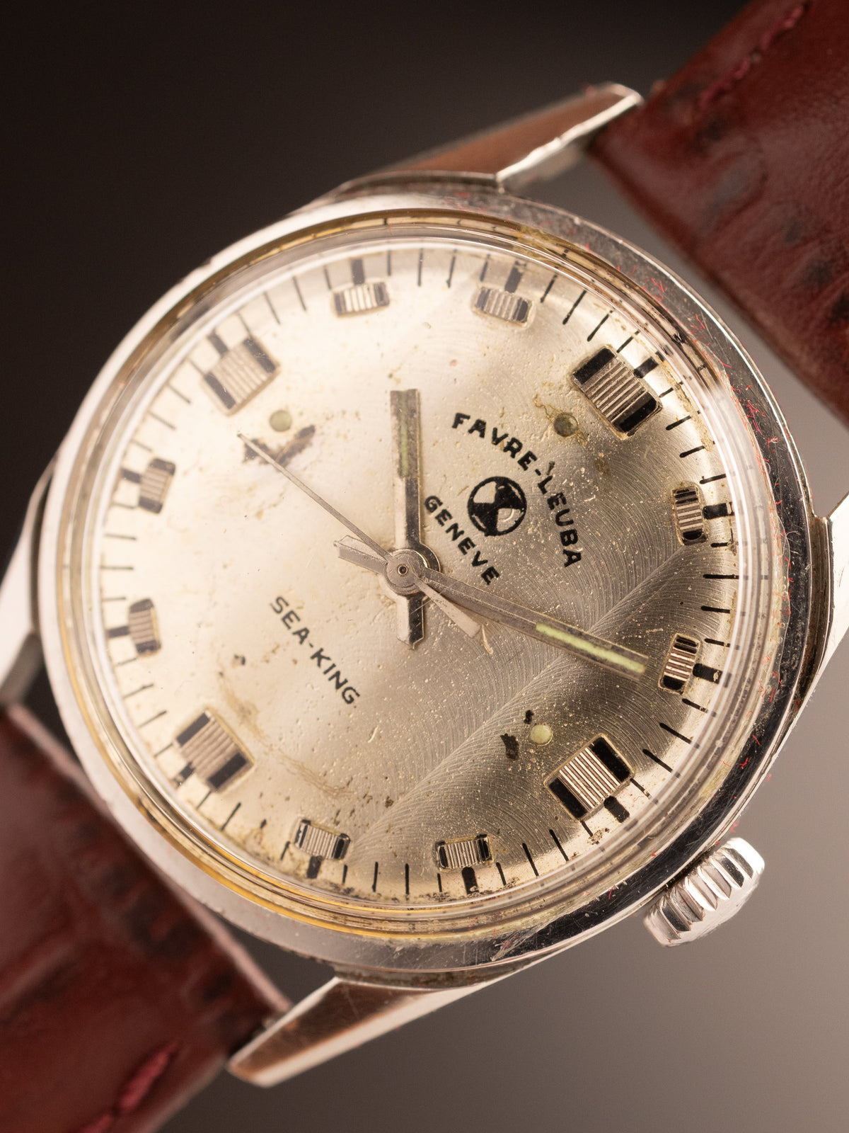 Favre Leuba Sea King 3D Dial (Ref. 61093 T) (30mm; Manual) (Super Rare)