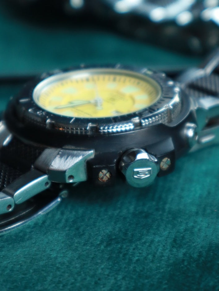Seiko 5 Frankenmonster Yellow Dial (Ref. 7S36-02S0) (47mm;Automatic)