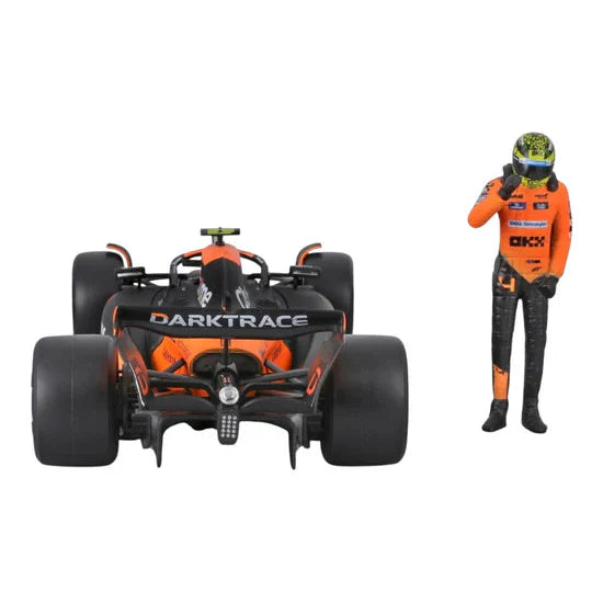 Bburago - 1 : 24 Diecast Scale Model -  Official Licensed Product - F1 Mclaren Mcl38 Miami Grand Prix 2024 4 Lando Norris