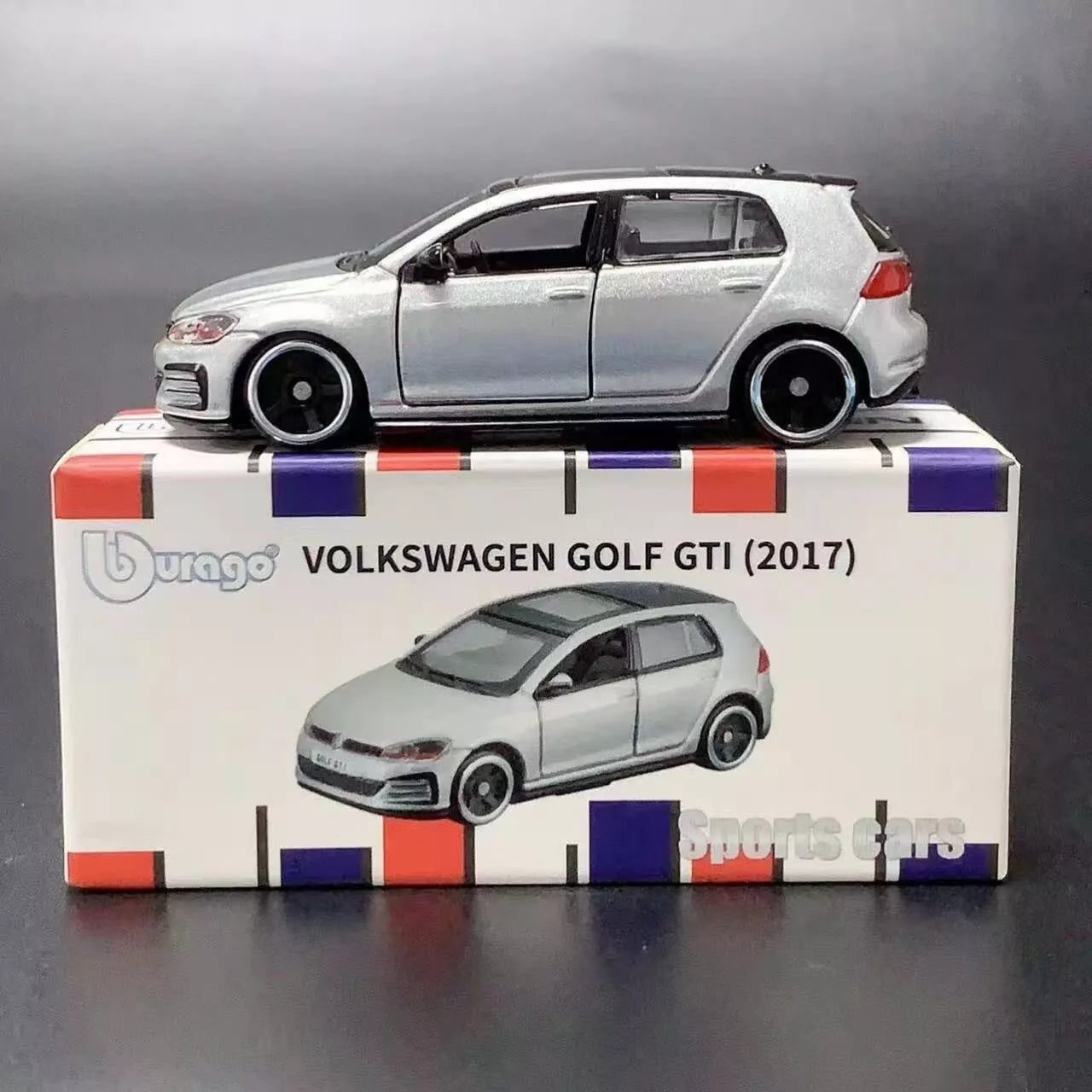 Official Bburago Volkswagen Golf GTI  (2017) - 1 : 64 Diecast Scale Model