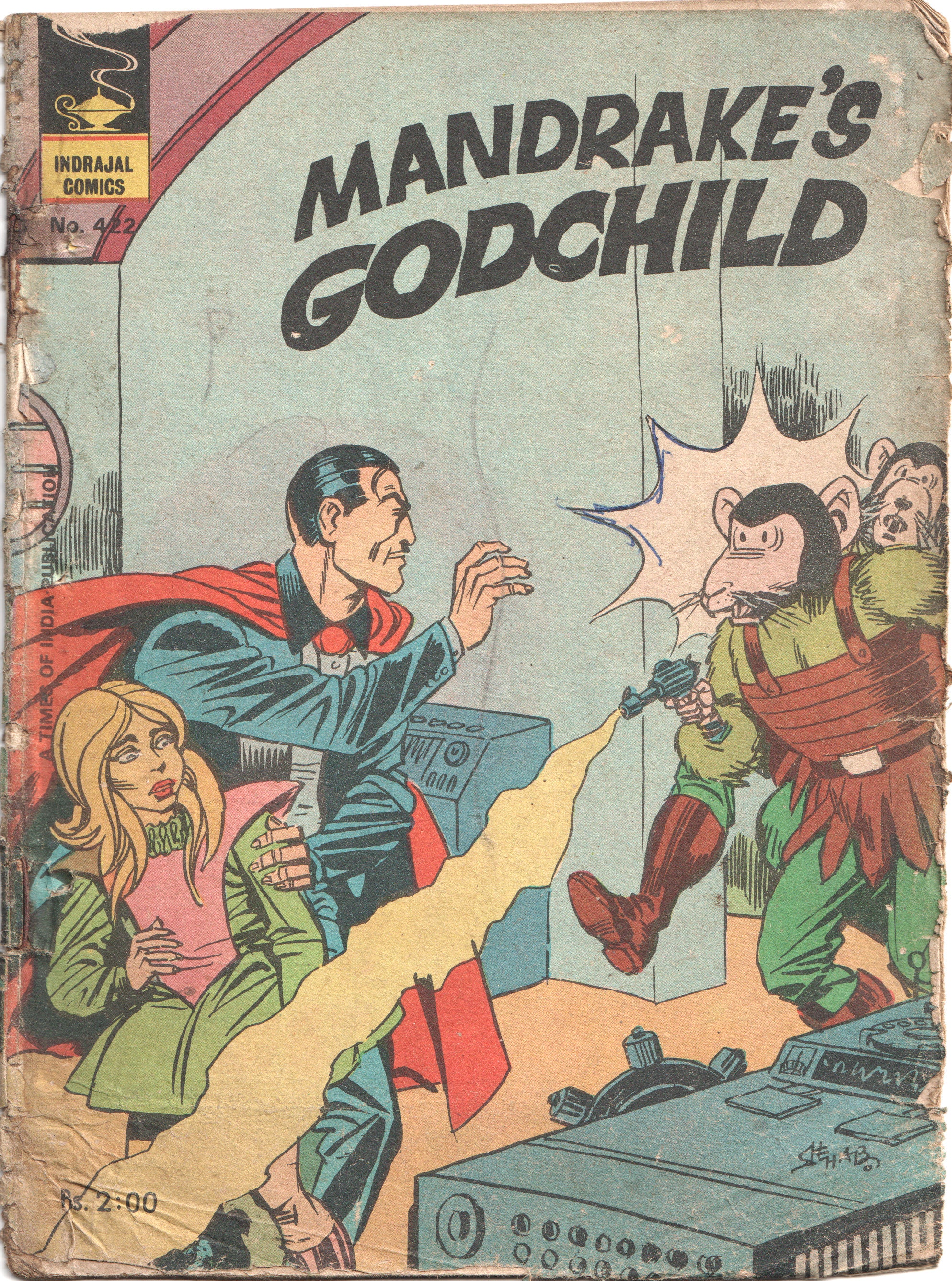Indrajal Comics - Mandrake's Godchild (Issue No. - 422)