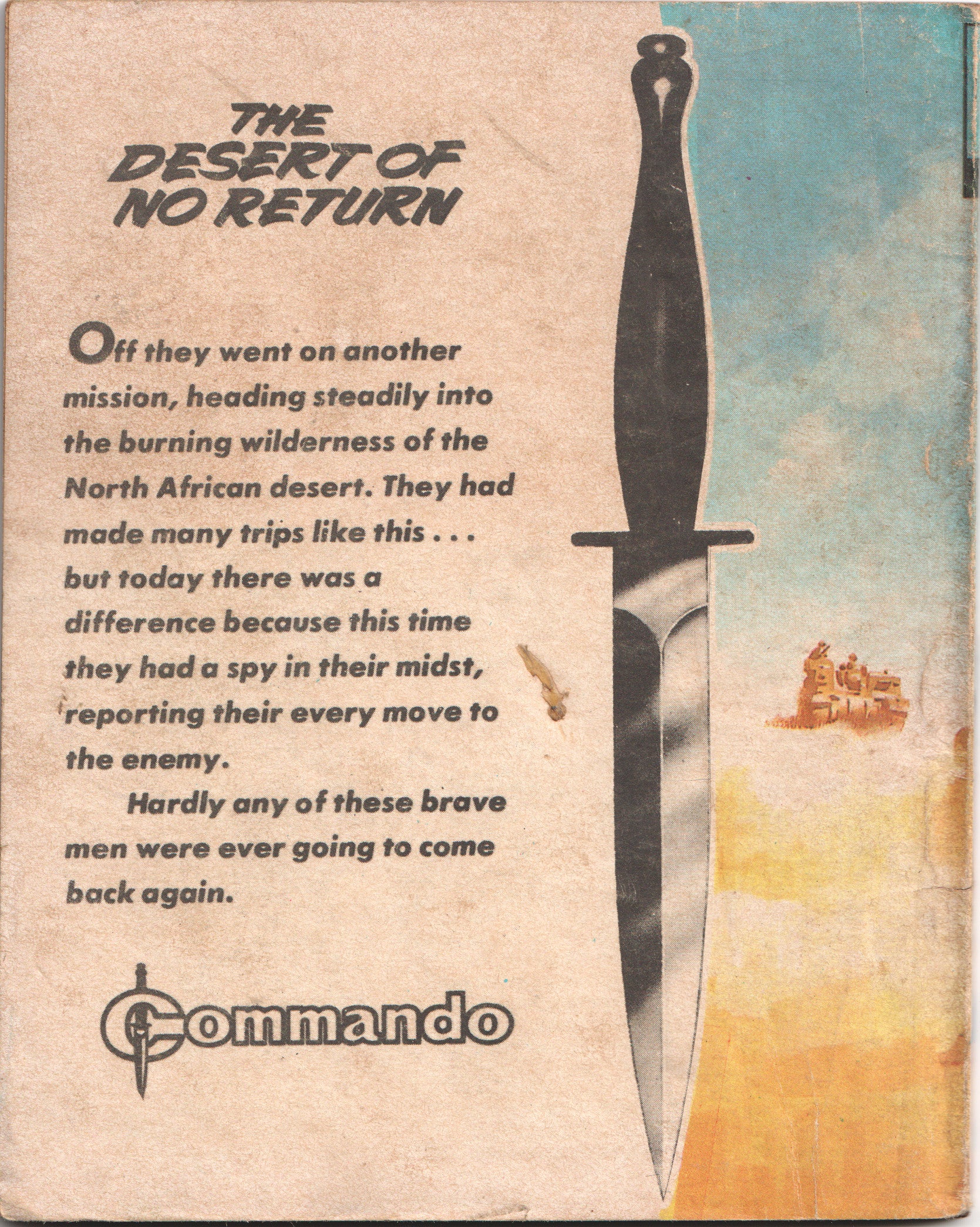 Commando - The Desert Of No Return (Issue No. 1561)
