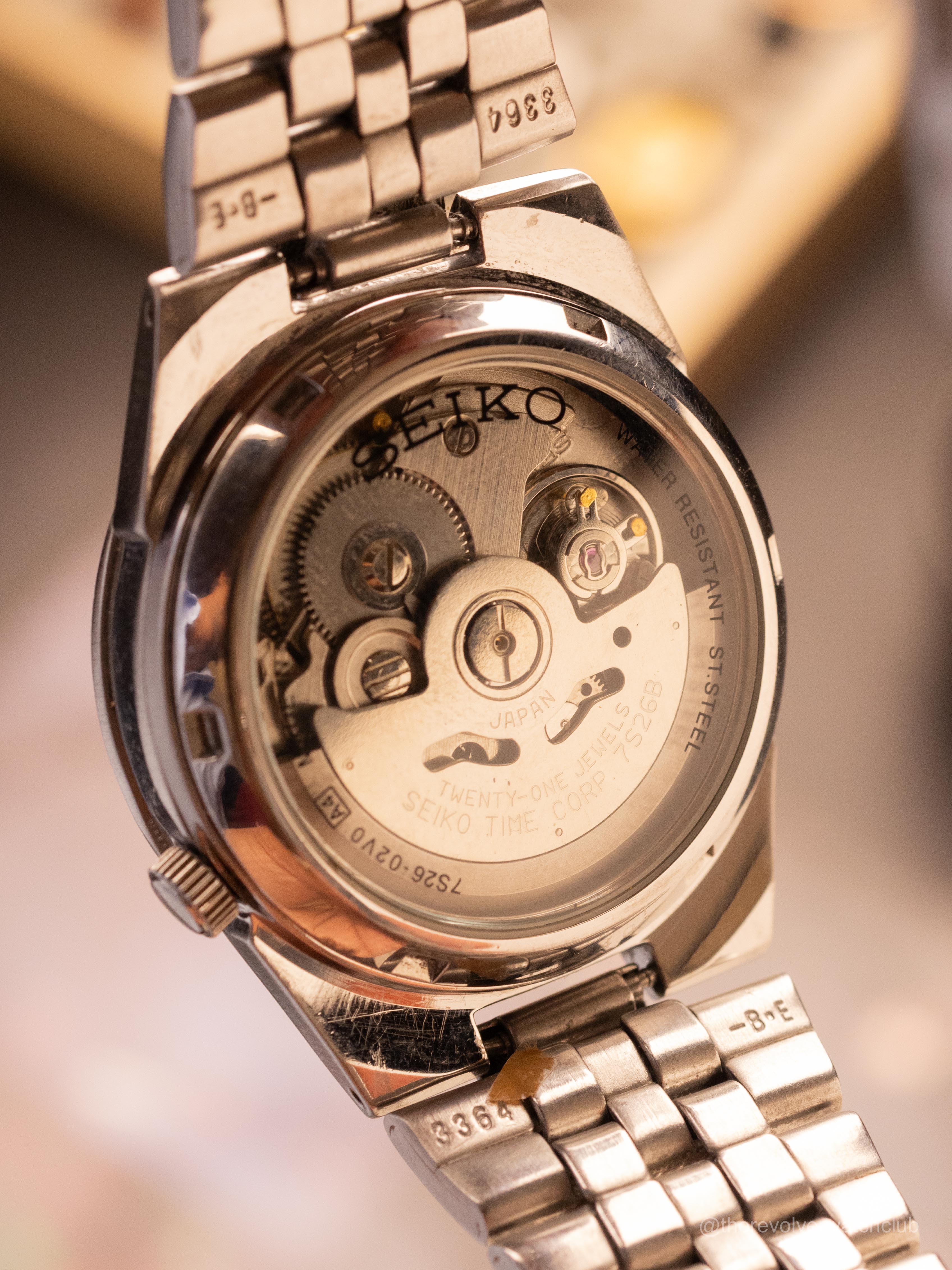 Seiko 5 Stock Bracelet (Ref. 7526-02V0) (36mm; Automatic) — image 3