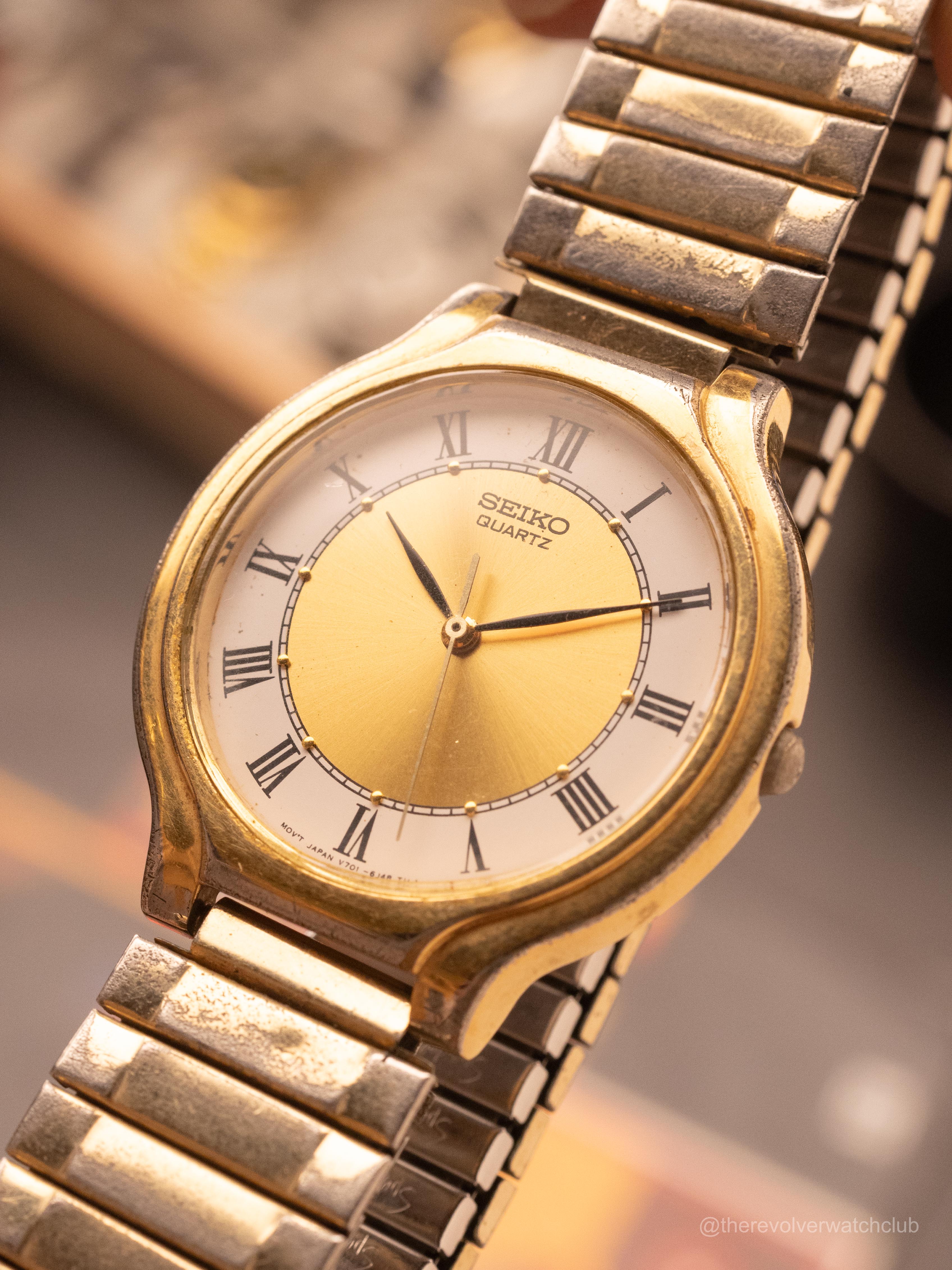 Seiko JDM Quartz (Ref. V701-6K69) (35mm; Quartz) — image 1