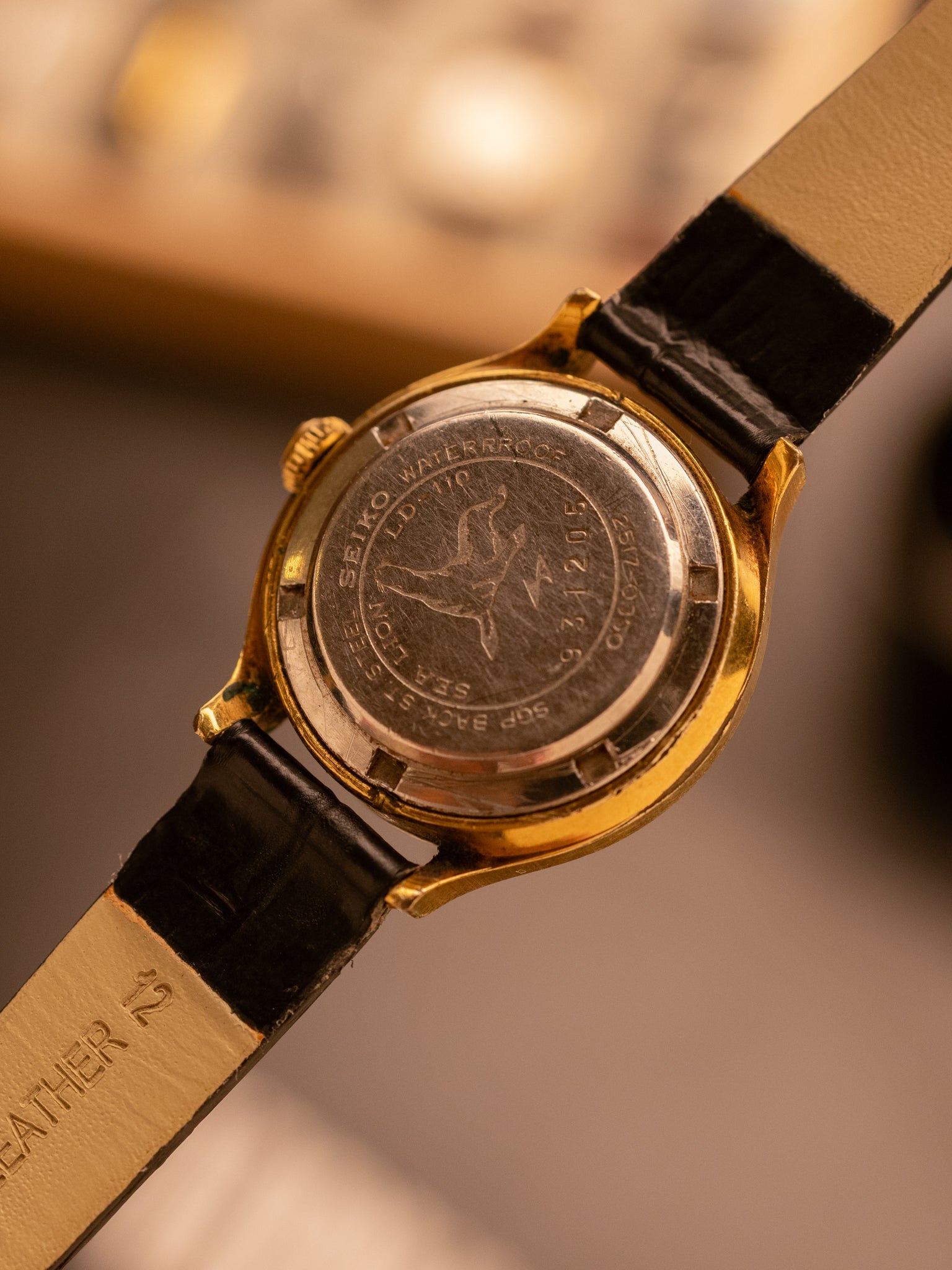 Seiko Ladies Sea Lion 10 Micron Gold Plated (Ref. 2517-0350) (25mm; Automatic)