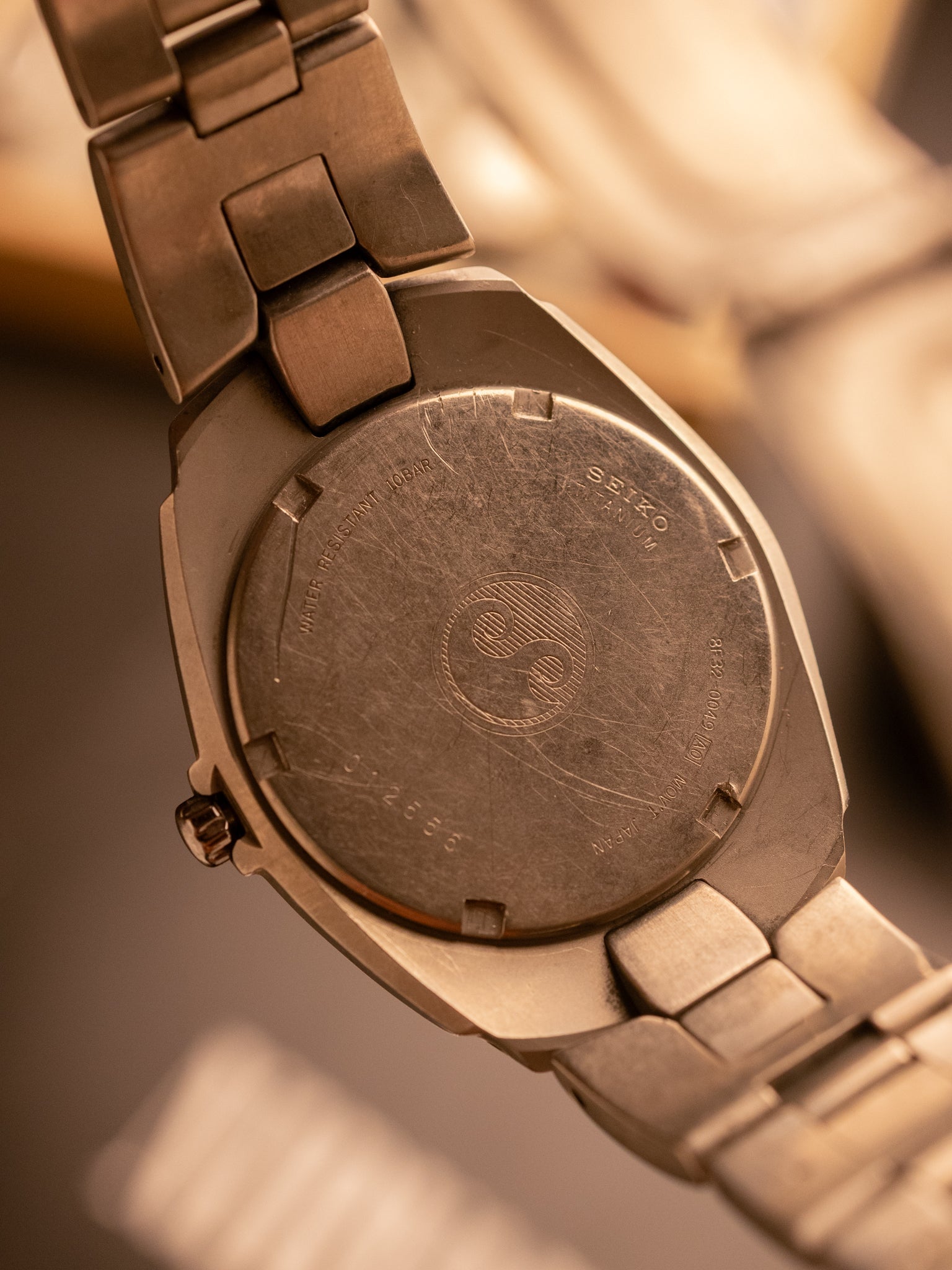 Seiko Perpetual Calender Titanium (Rare) (Ref. 8F32-0049) (39mm; Quartz)