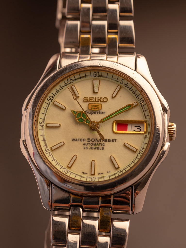 Seiko Superior Radium Dial (Ref. 7S36-0030) (37mm; Automatic) – The ...