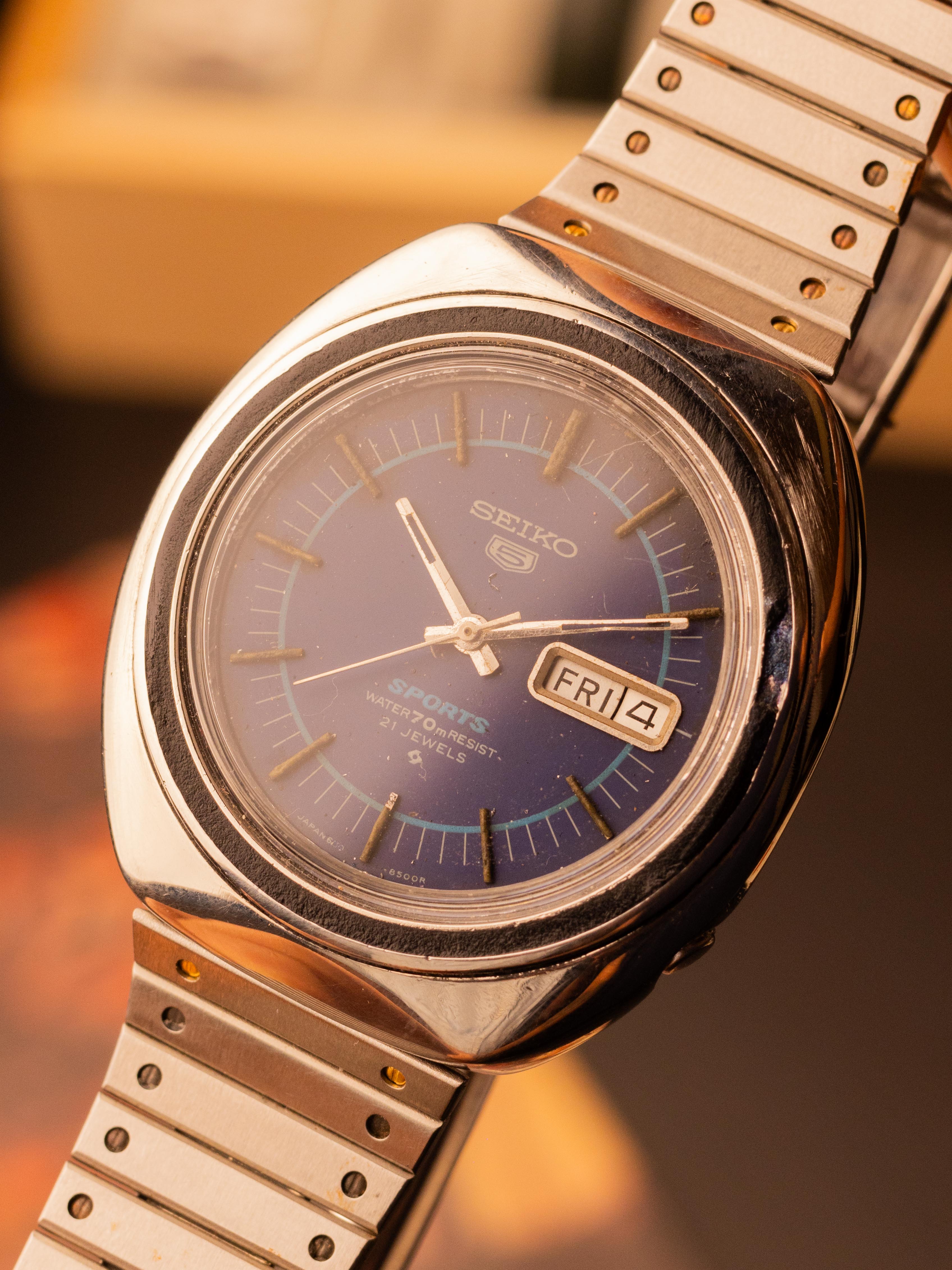 Seiko 5 Sports Blue Dial – [39mm] Automatic