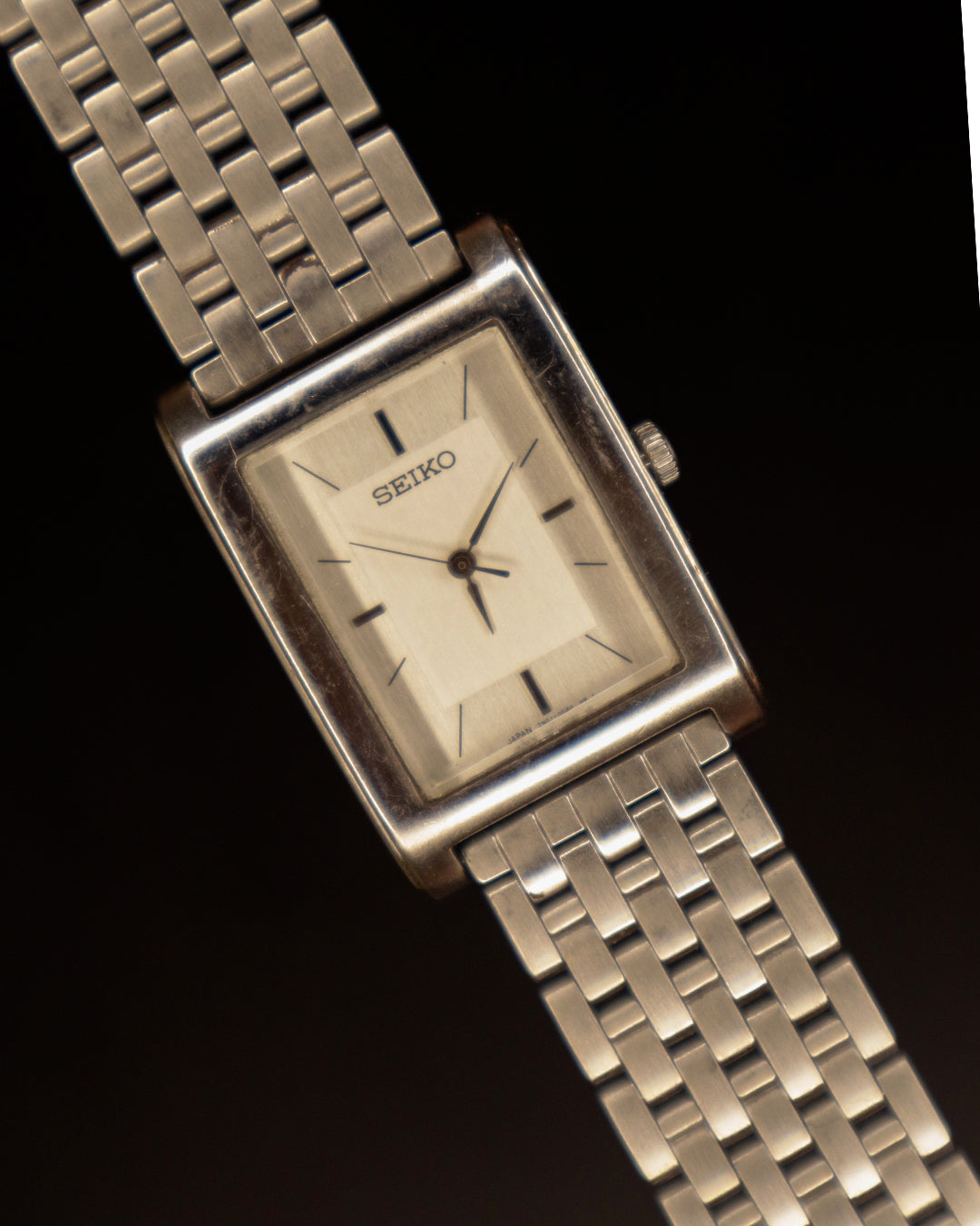 Seiko Rectangular Quartz Dress Watch Circa 1990 [29x36mm