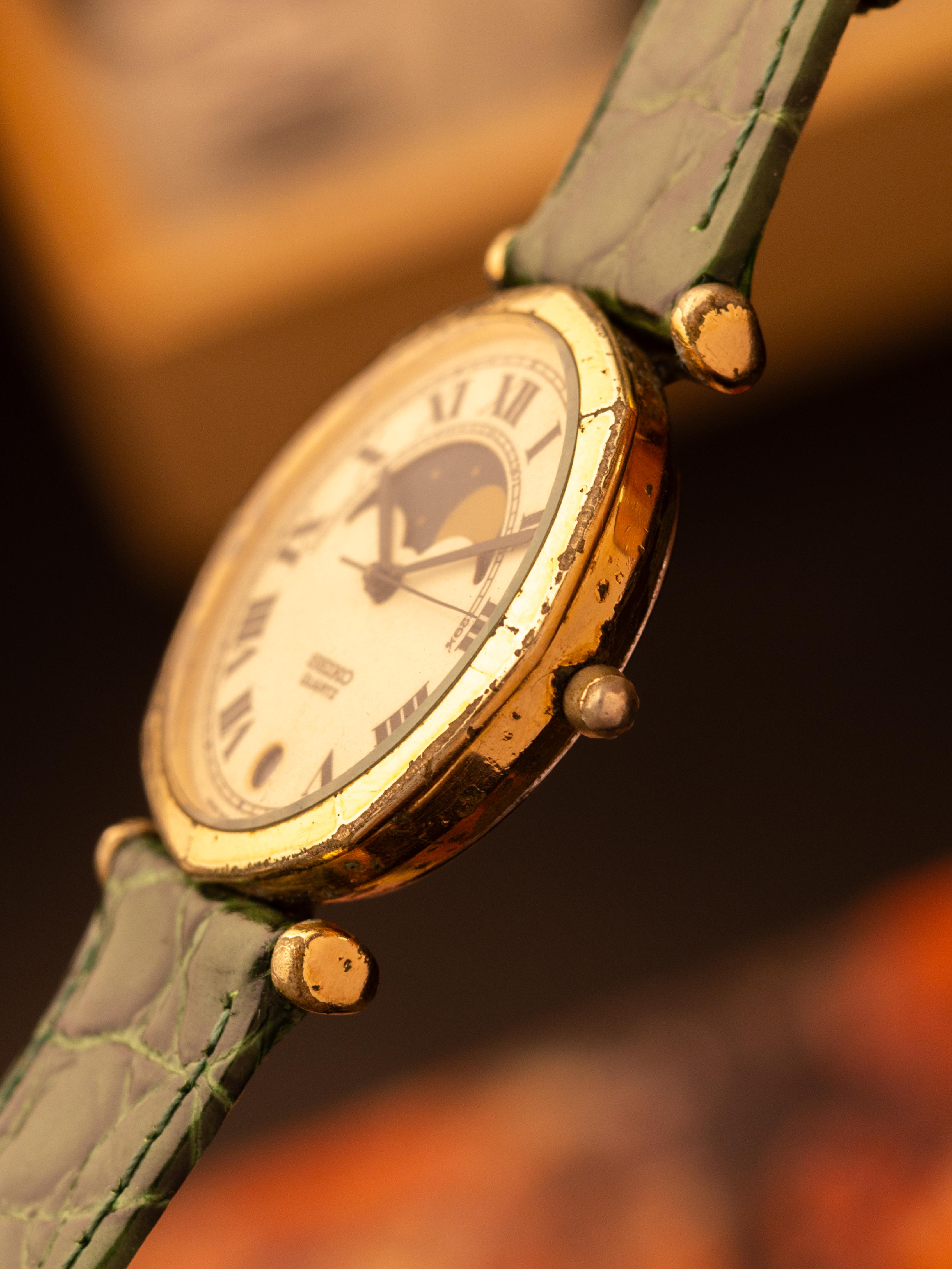 Seiko Moonphase (35mm, Quartz) – Ref. 7434-6020 [Extremely Rare Hexagon Case]