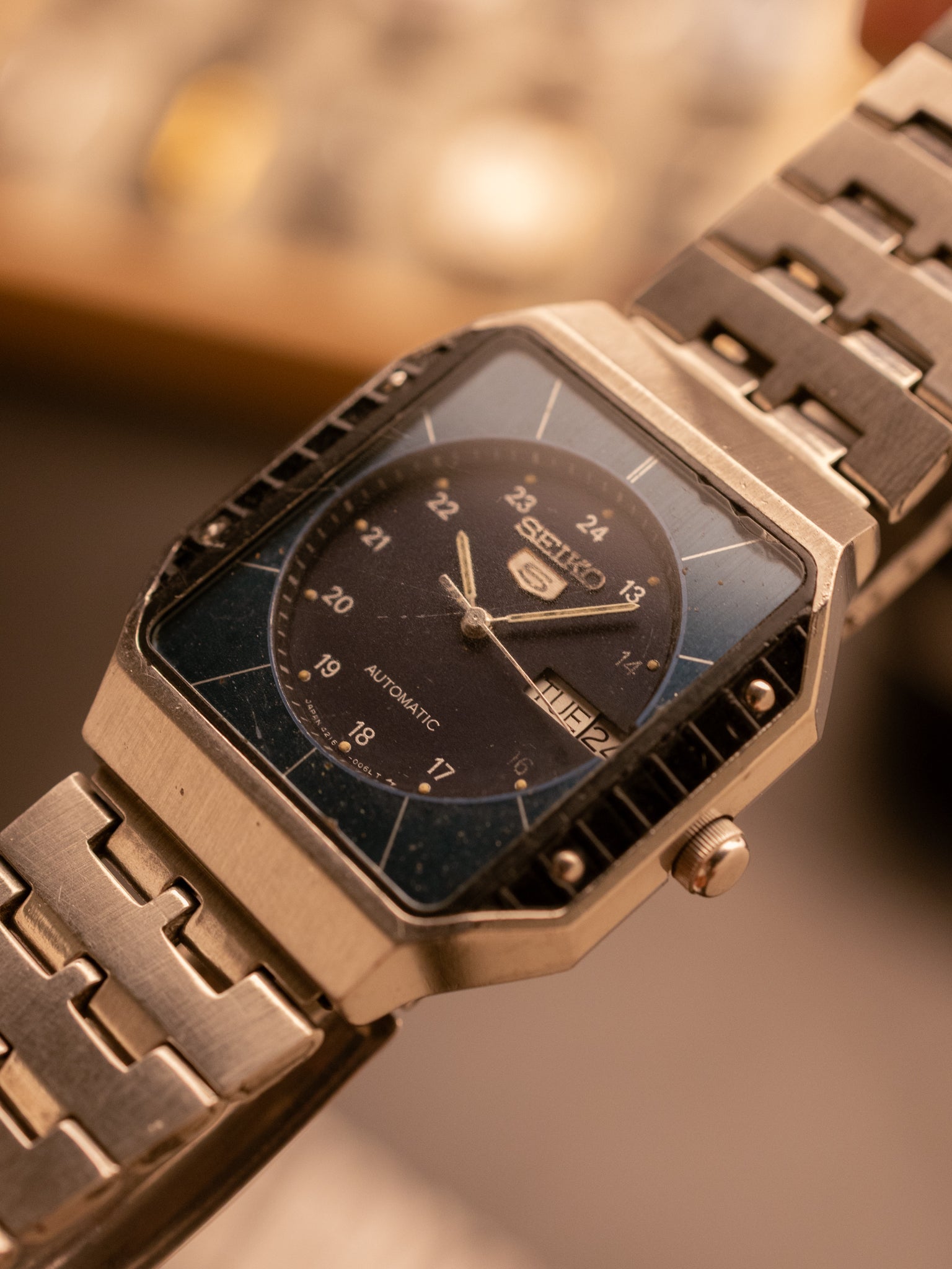 Seiko 5 Railway Time TV Dial (Ref. 4216-503A)