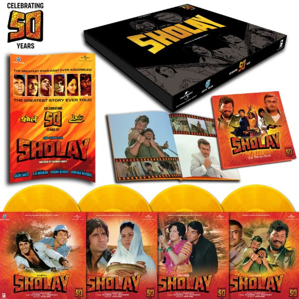 Sholay Rivolvar R.D Burman - Sholay (50th Anniversary) (Boxset)(Pre Order) | The ...