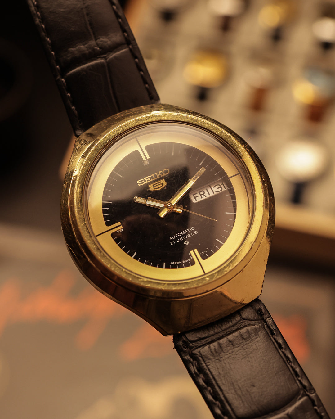 Seiko 5 Baby Helmet Gold-Tone [39mm] Automatic
