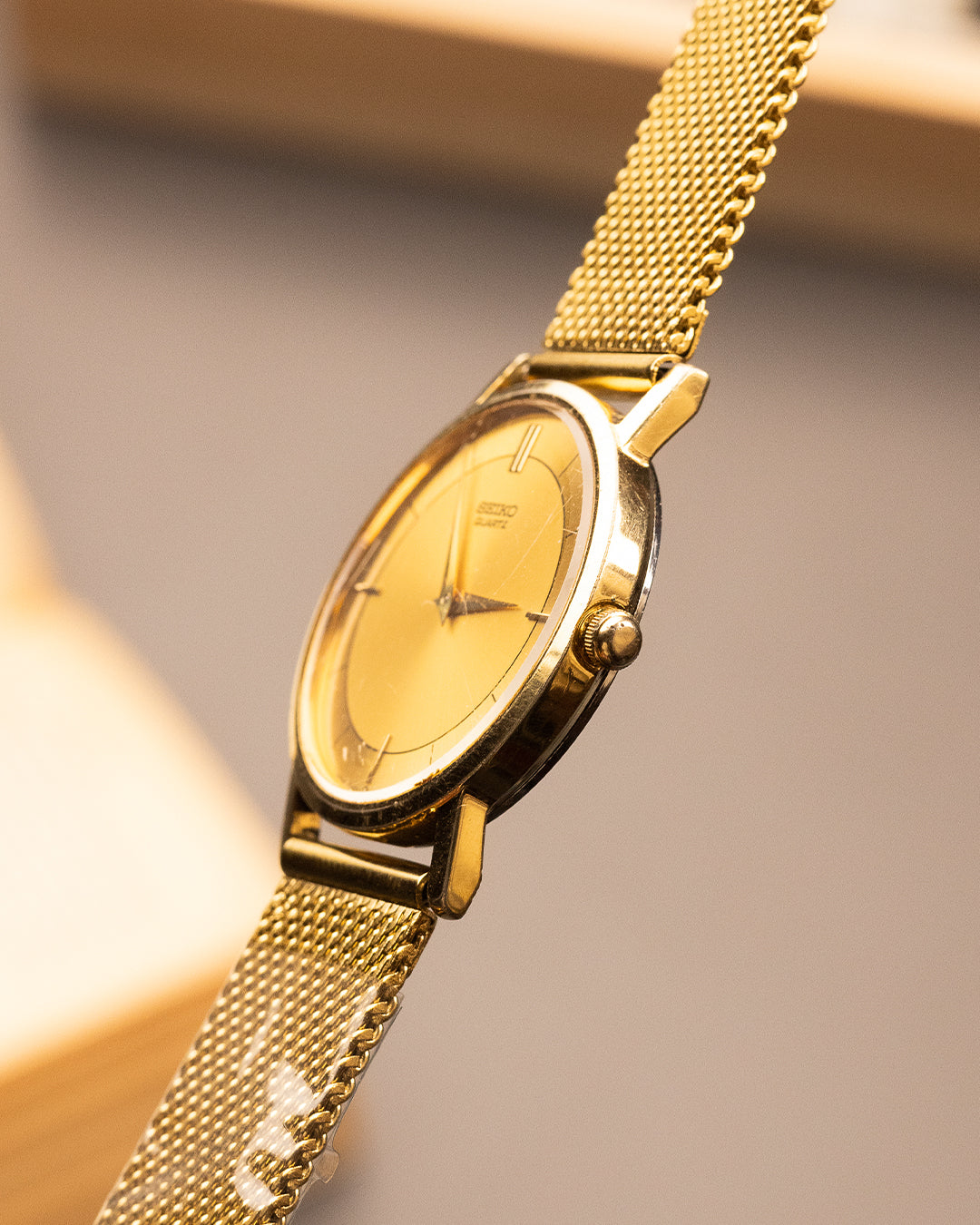 Seiko Gold Round JDM – [35mm] Quartz
