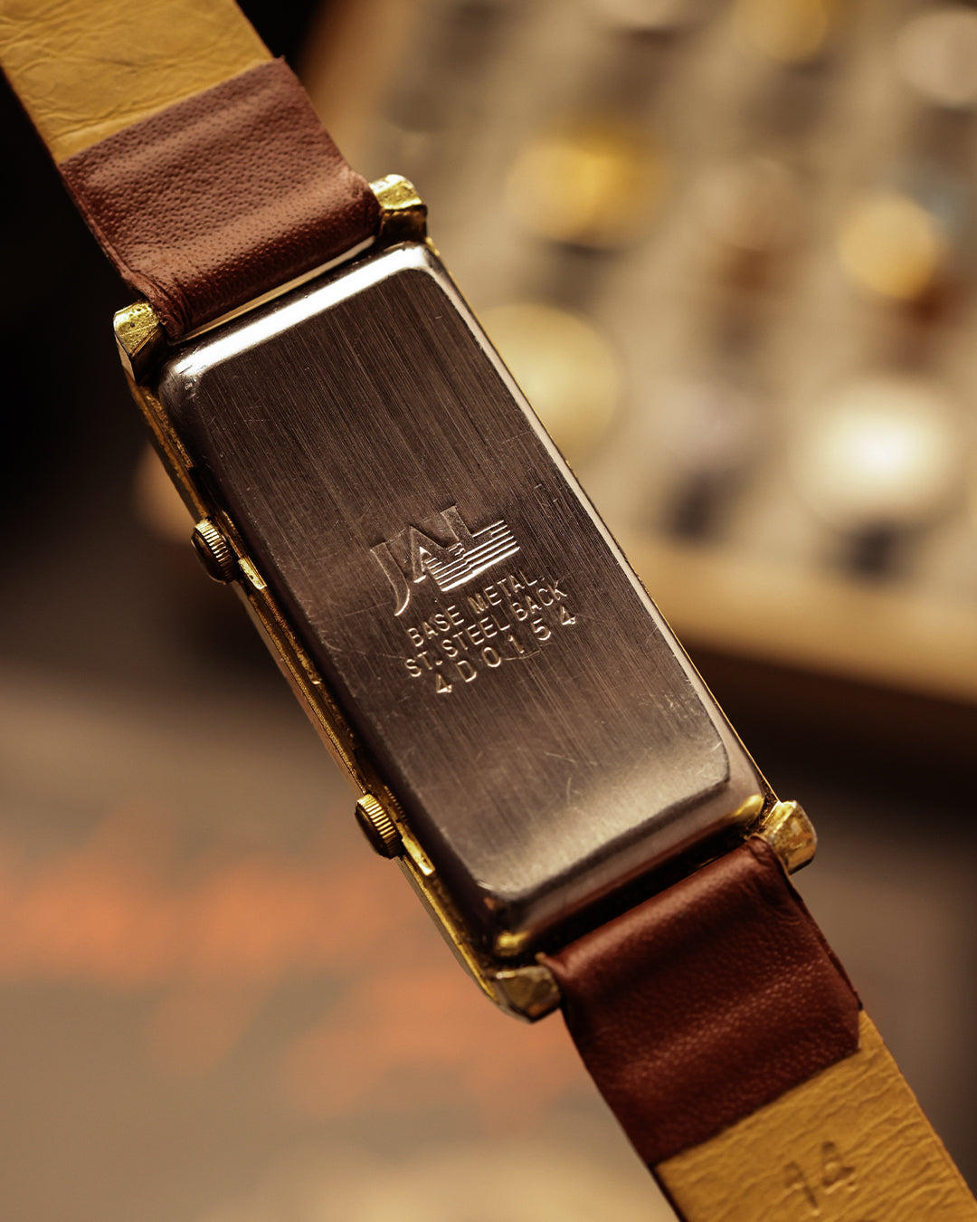 JAL Dual Dial Rectangular Watch – [24x39mm] Quartz
