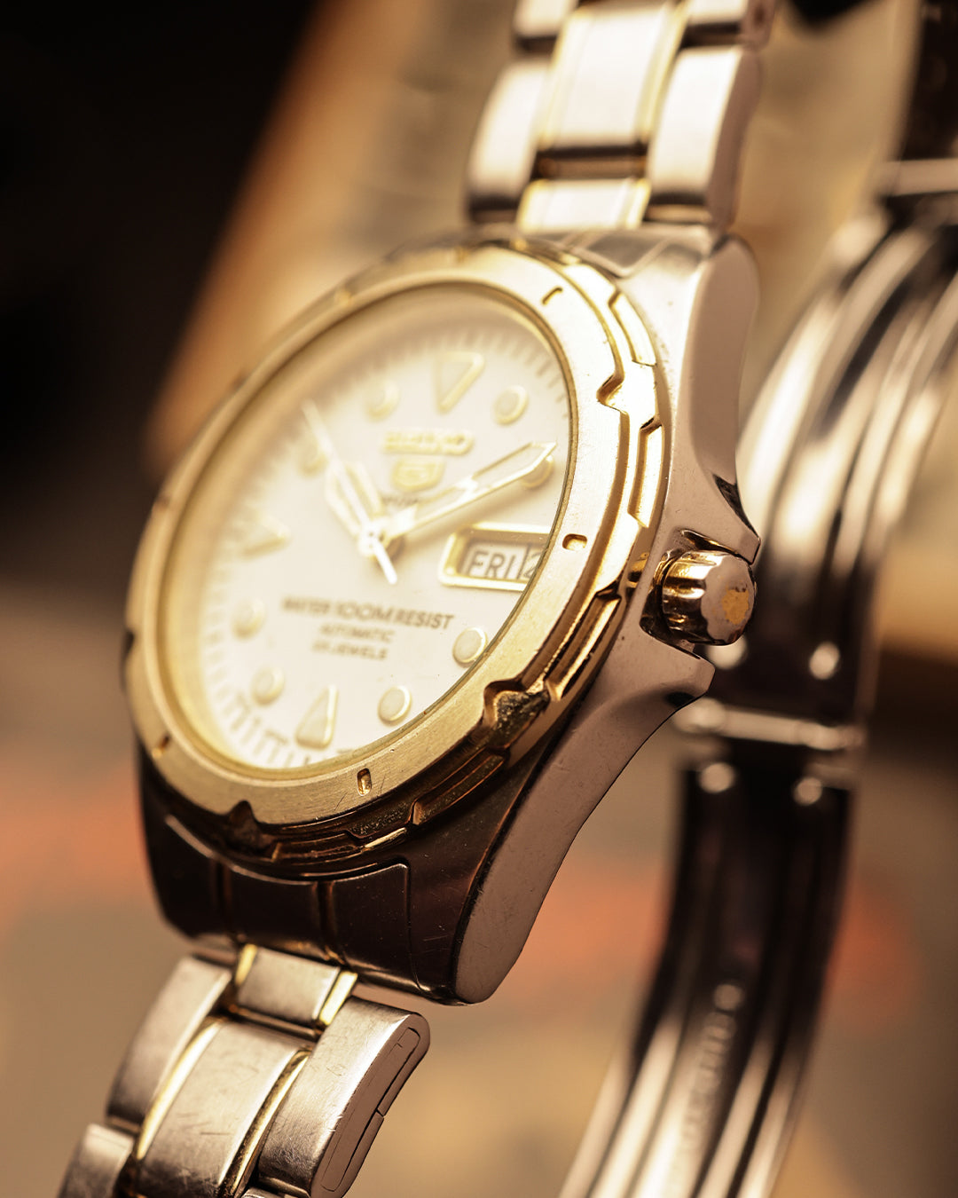 Seiko 5 Sports 7S36-0920 [35mm] Automatic (Two-Tone Steel)