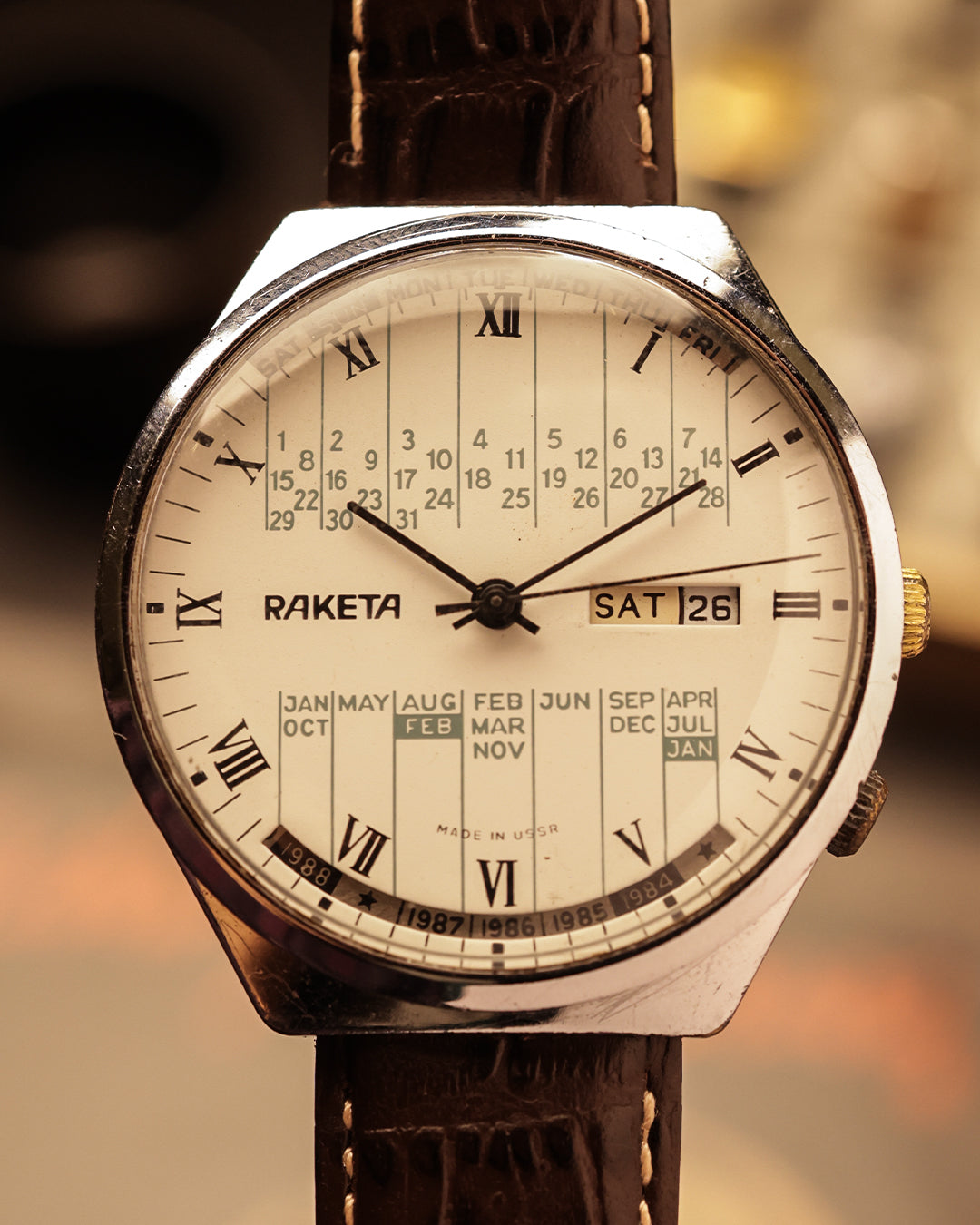 Raketa Perpetual Calendar 353696 – [39mm] Manual