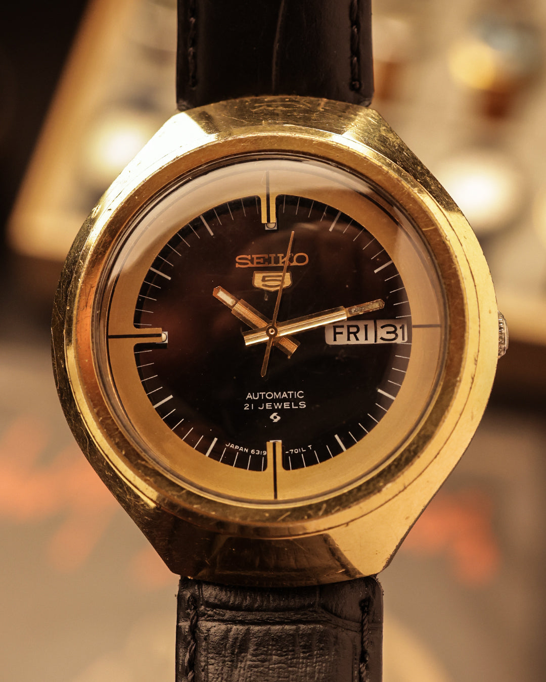 Seiko 5 Baby Helmet Gold-Tone [39mm] Automatic