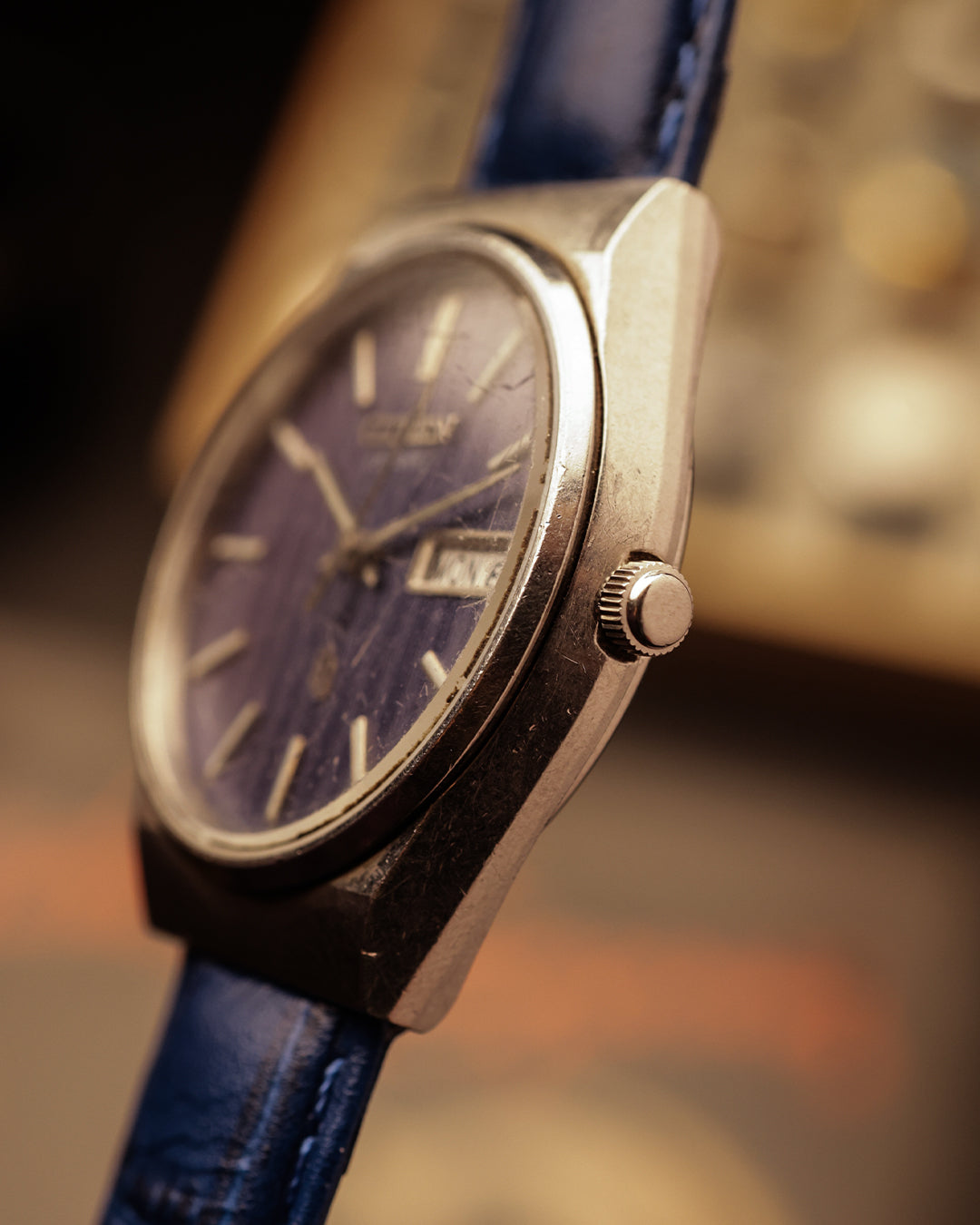 Citizen Blue Quartz – [38mm] Day-Date Display