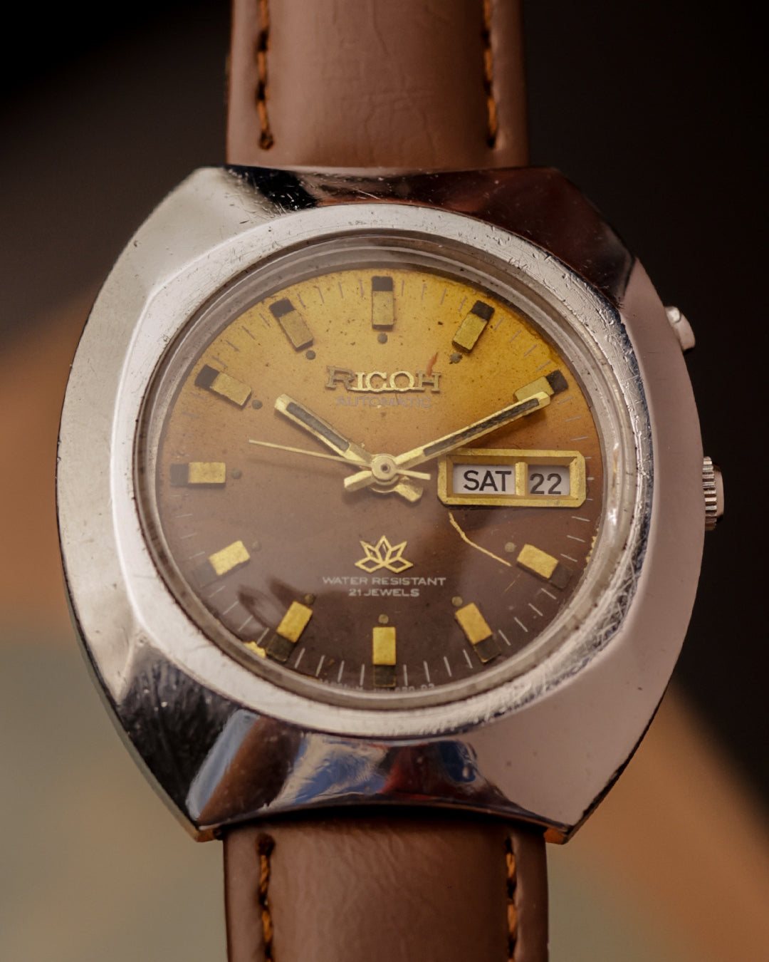Ricoh Gradient Dial brown - [40mm Dial] Automatic