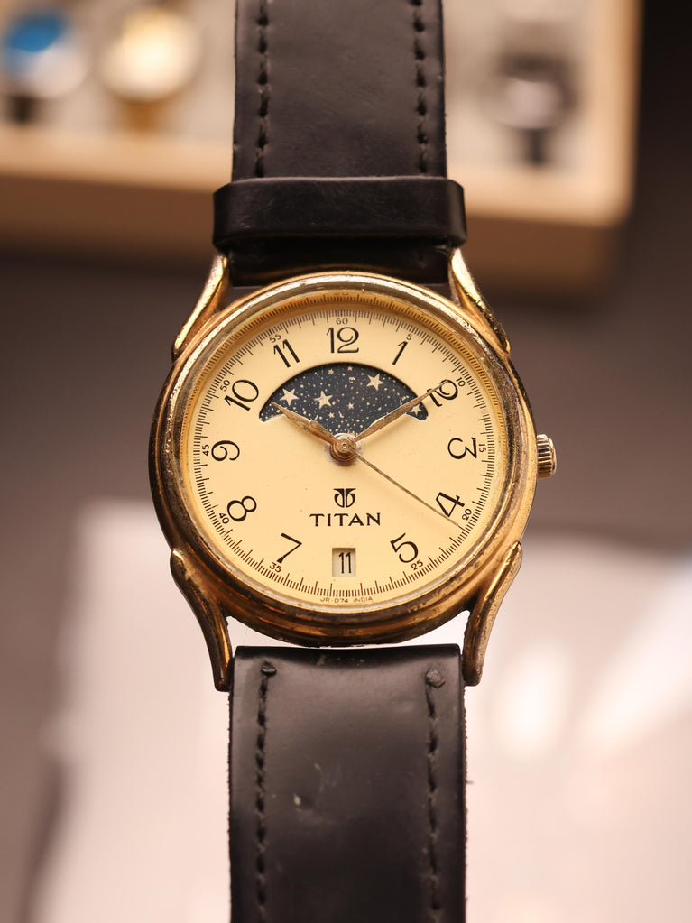 Titan Large Moonphase (Ref. 185YAA) (32mm; Quartz) – The Revolver Club