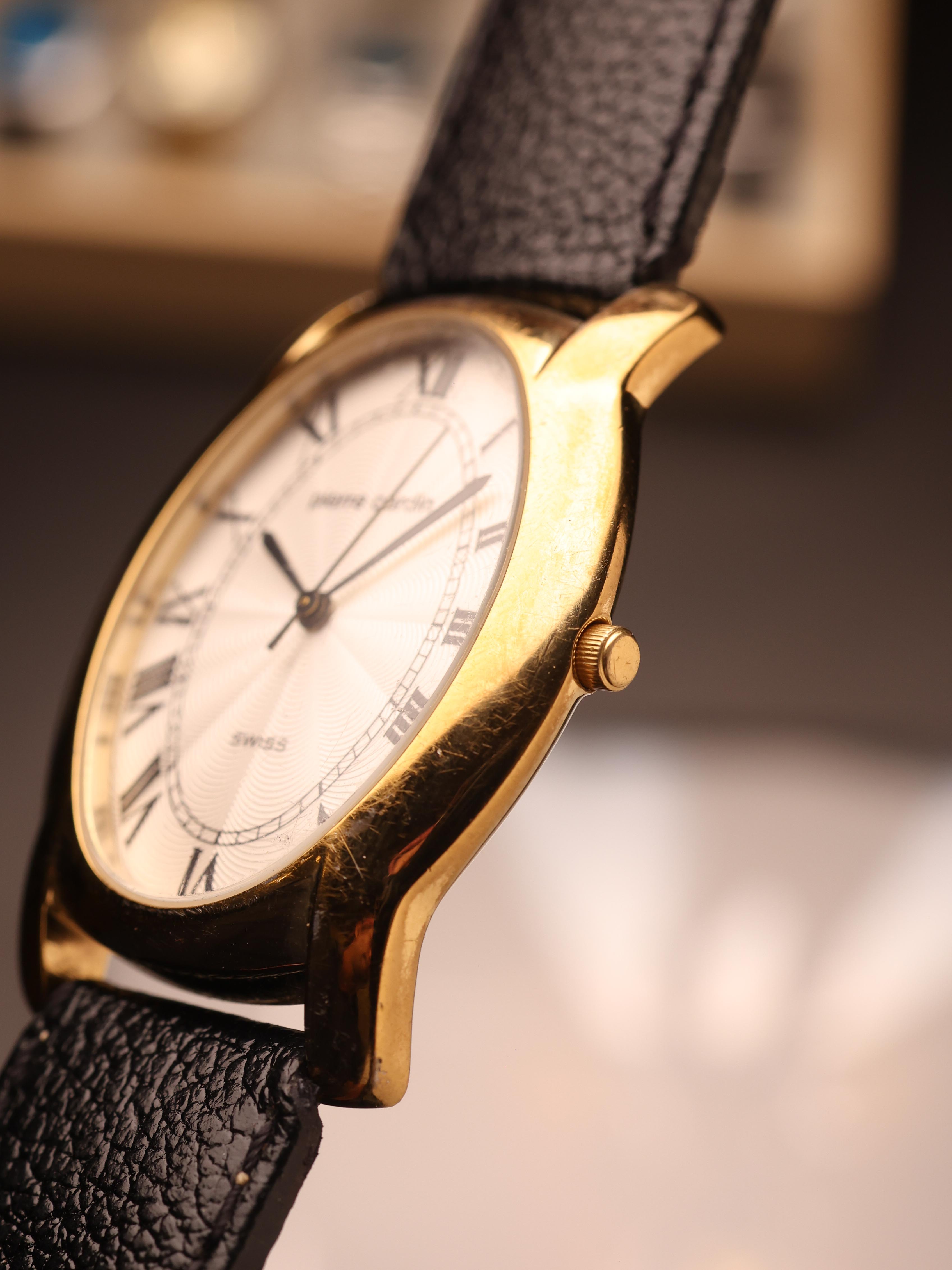 Pierre Cardin (Ref. 52251) (38mm x 33mm; Quartz) - Guilloché Pattern