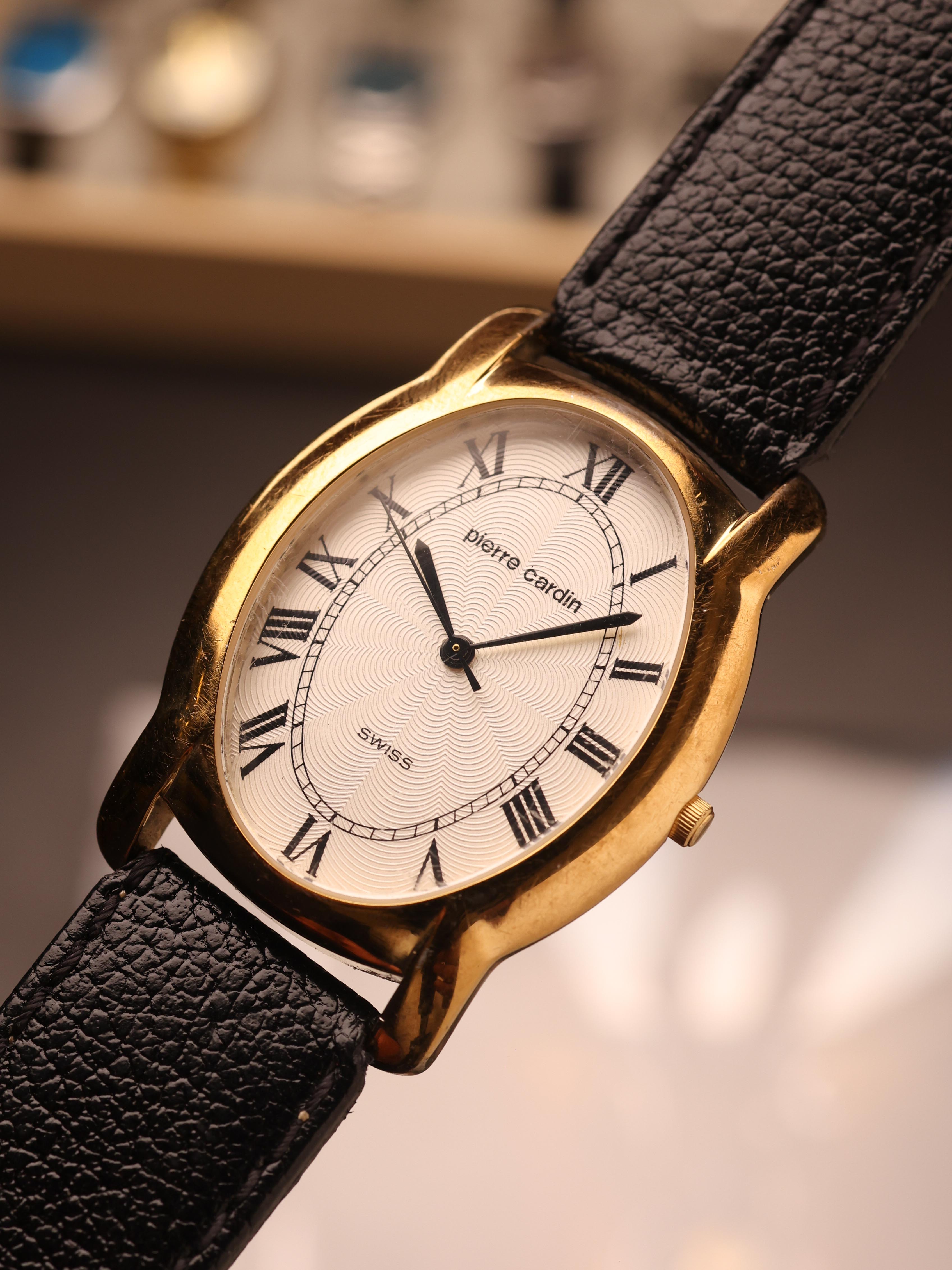 Pierre Cardin (Ref. 52251) (38mm x 33mm; Quartz) - Guilloché Pattern