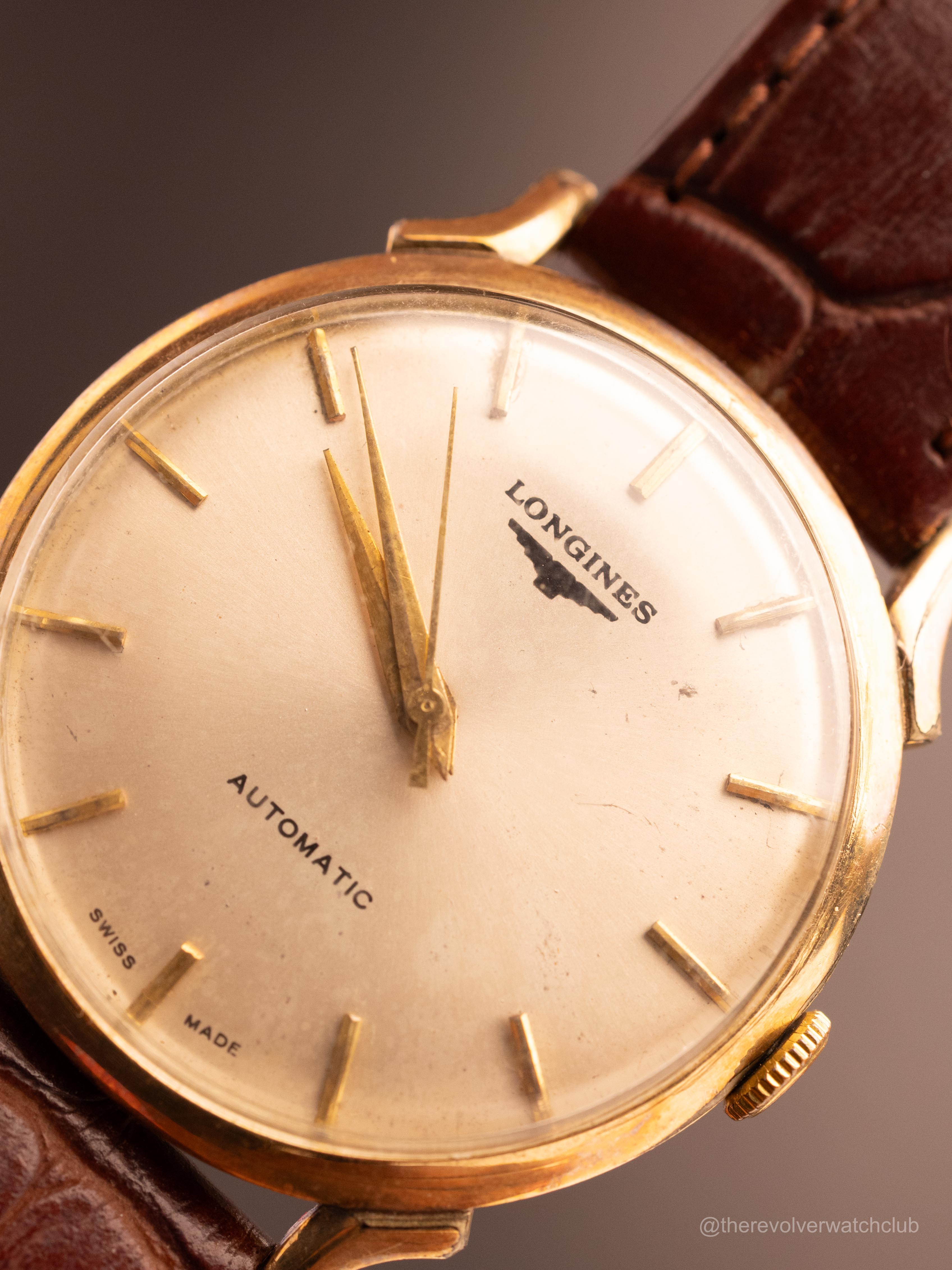 Longines Gold Case Fancy Lugs (Ref. Unknown) (33mm; Automatic)