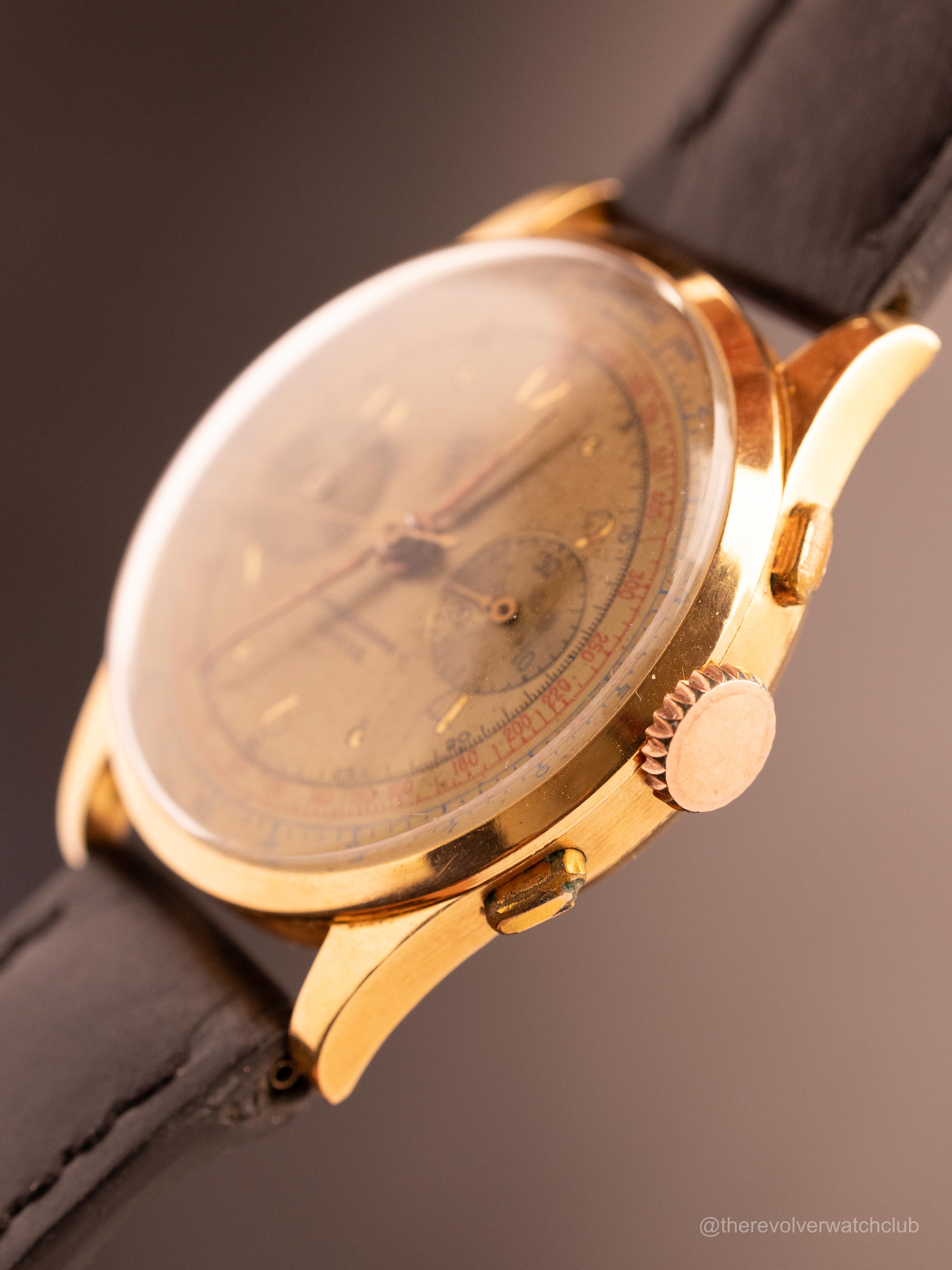 18K Gold Chronograph Swisse (Ref. Unknown) (Manual)