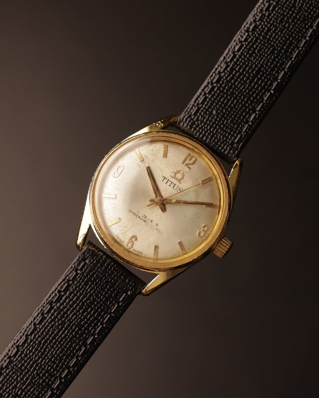 Buy Vintage Watch - Titus Vintage Gold-Tone Manual Wind Watch | 17