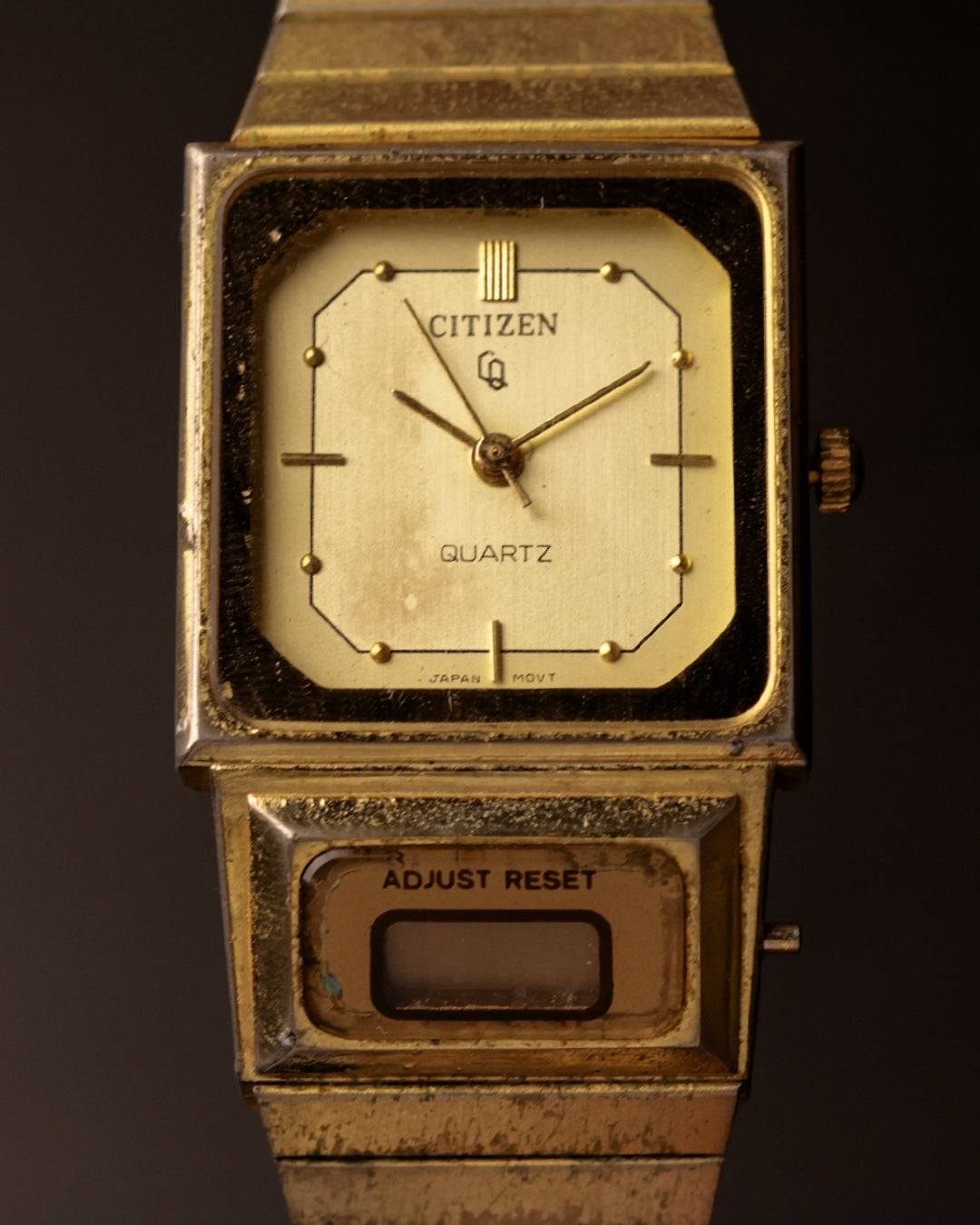 Citizen Ana-Digi Quartz - Gold Tone Dual Display [27x31mm]