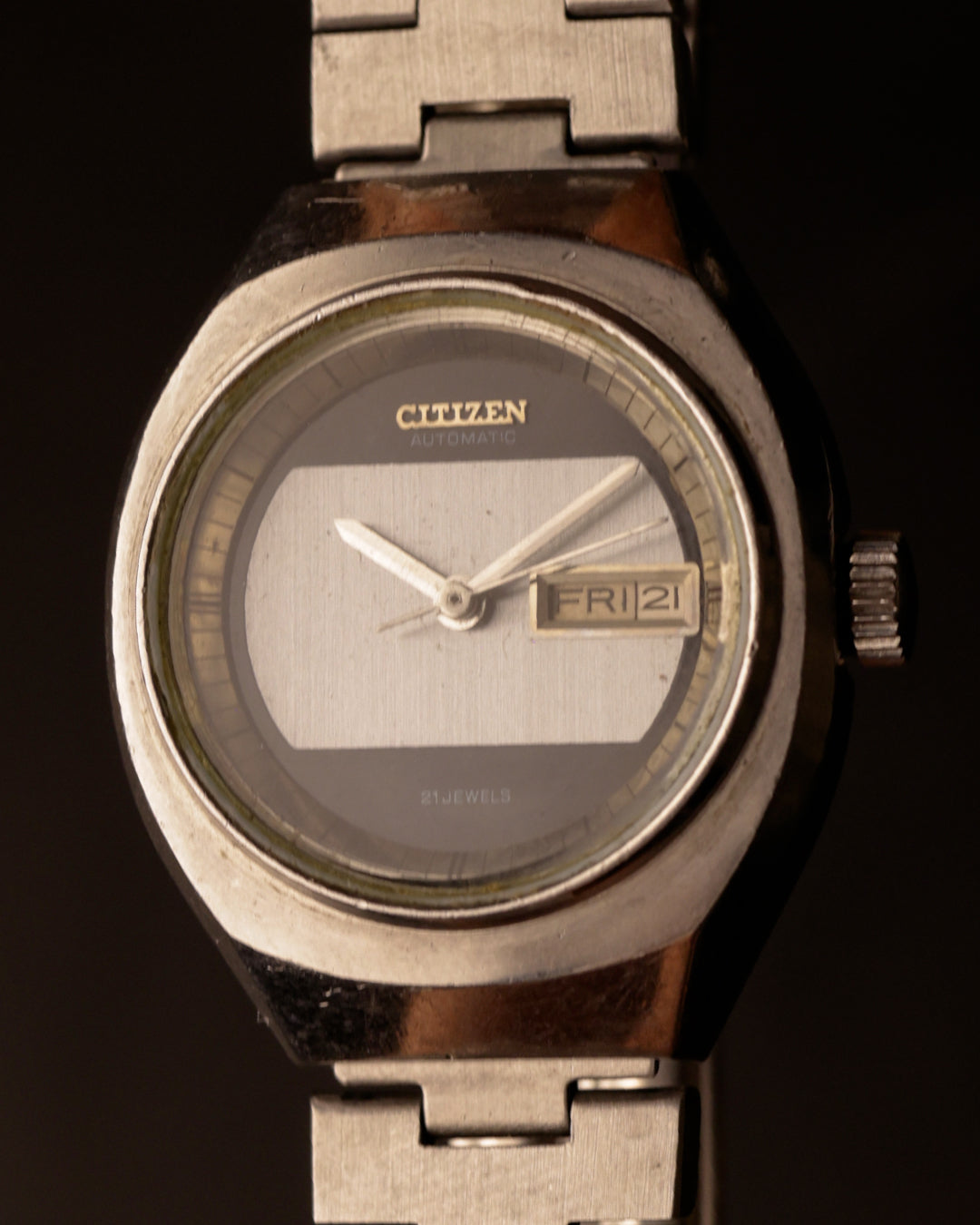 Citizen Ladies Automatic Day-Date - Two-Tone Dial, 21 Jewels (1970s) [30mm]