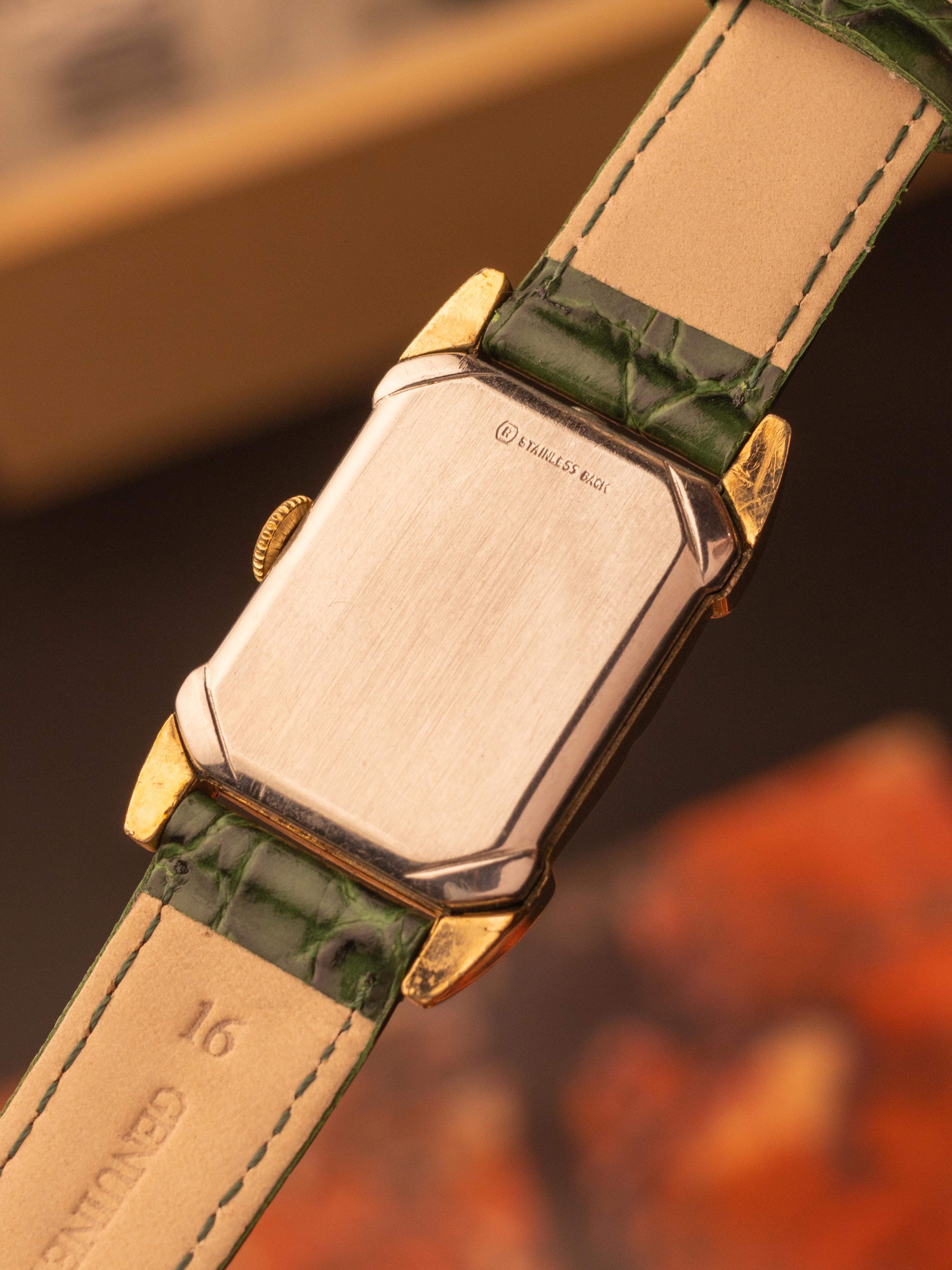 Wega Tank Gold [27x33mm] Manual (Rare)