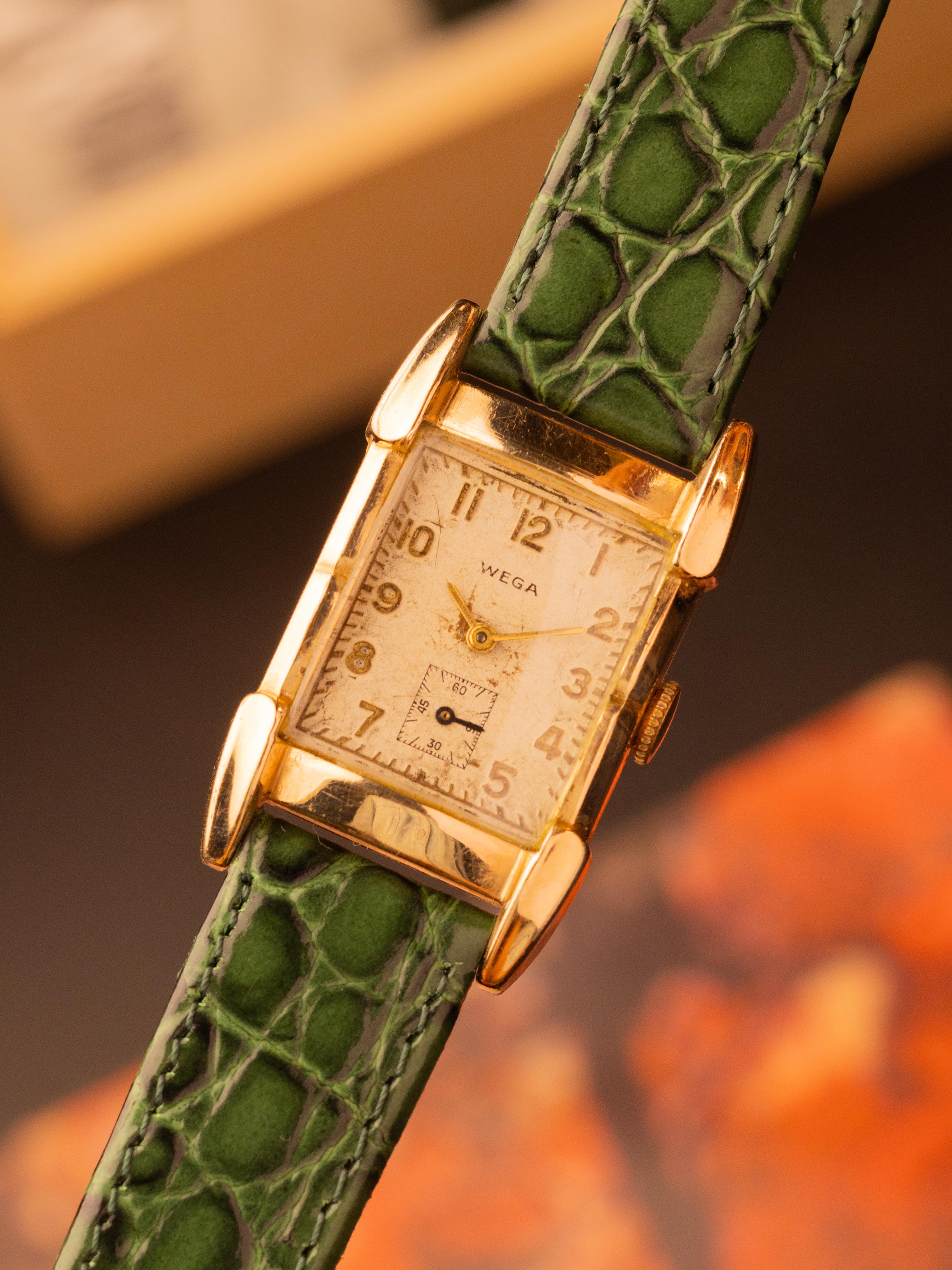 Wega Tank Gold [27x33mm] Manual (Rare)