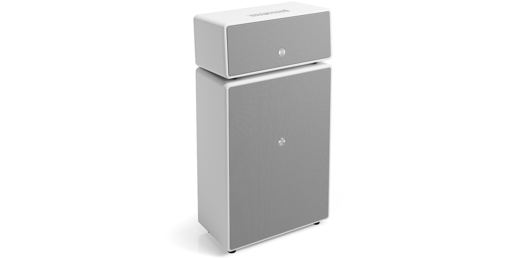 Audio Pro C5 MKII Wireless Multiroom Speaker - Front View (White)