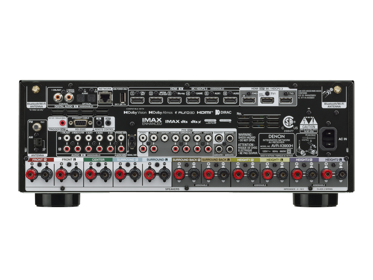 Denon AVC-X3900H Amplifier